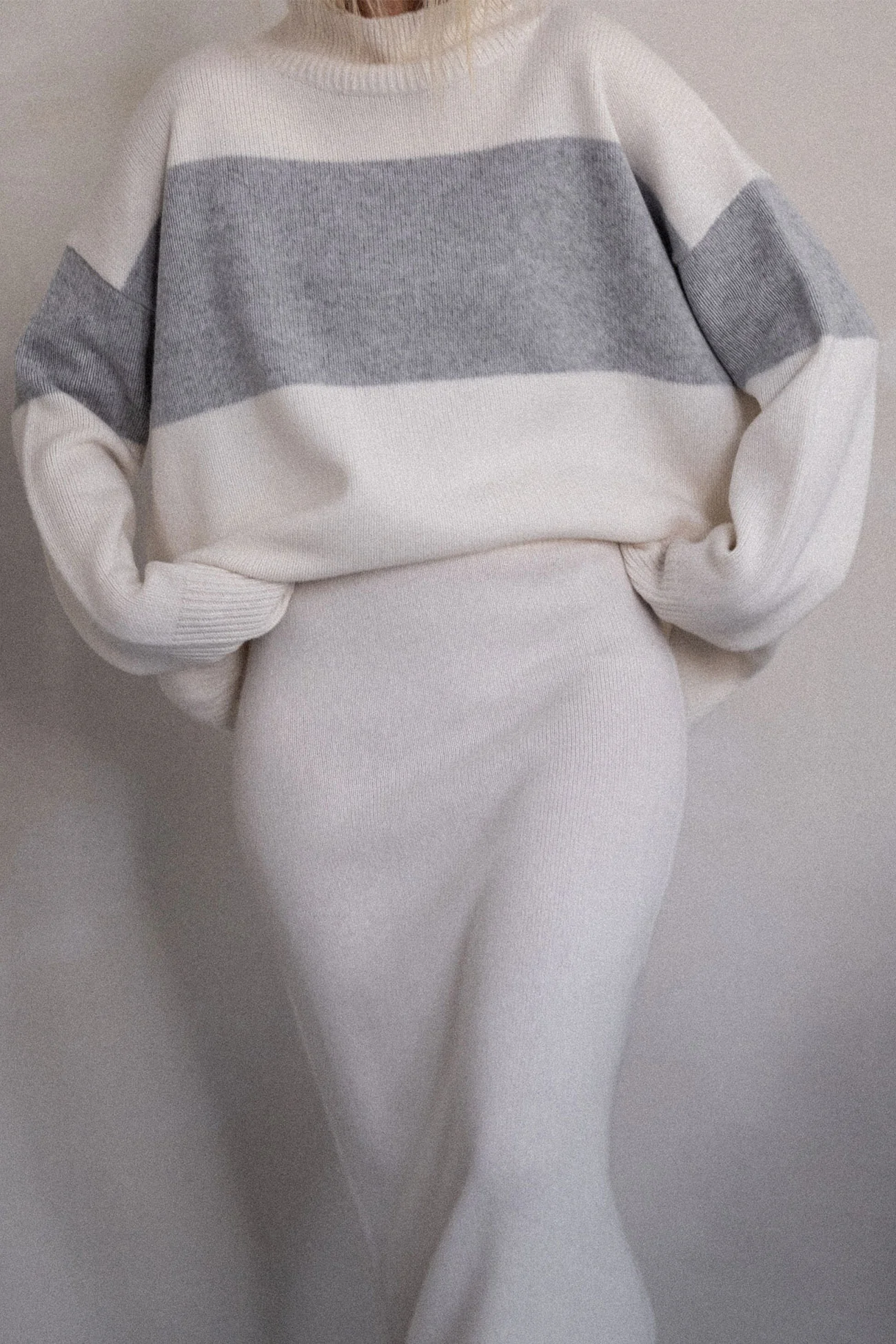 AGATHA STRIPED CASHMERE TURTLENECK SWEATER - Image 7