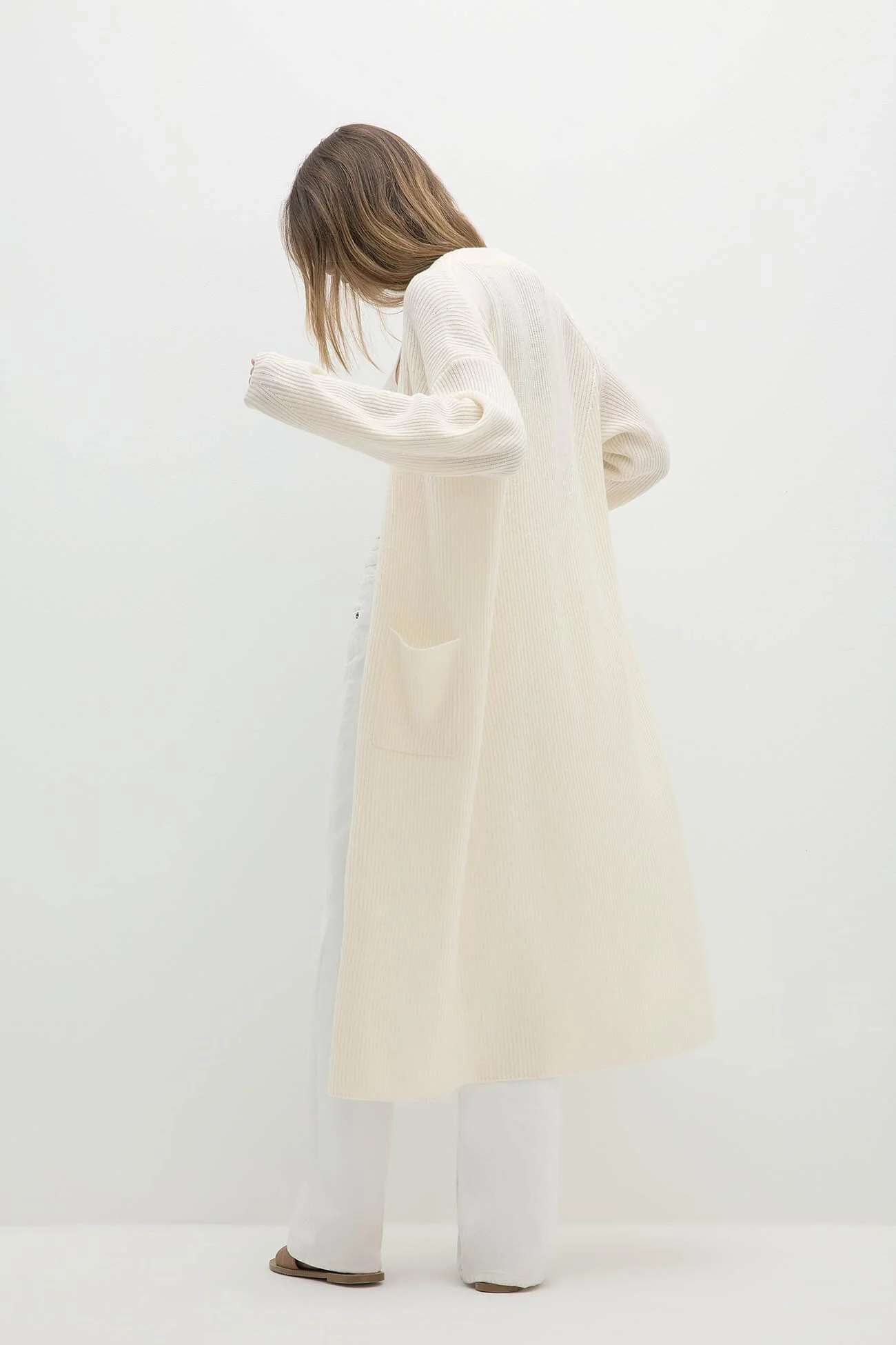 ALISE LONGLINE CASHMERE CARDIGAN - Image 10
