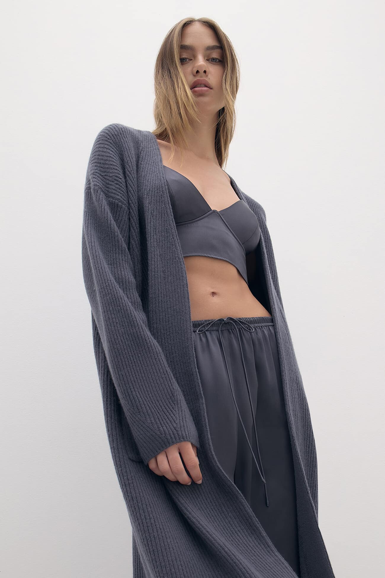 ALISE LONGLINE CASHMERE CARDIGAN - Image 17