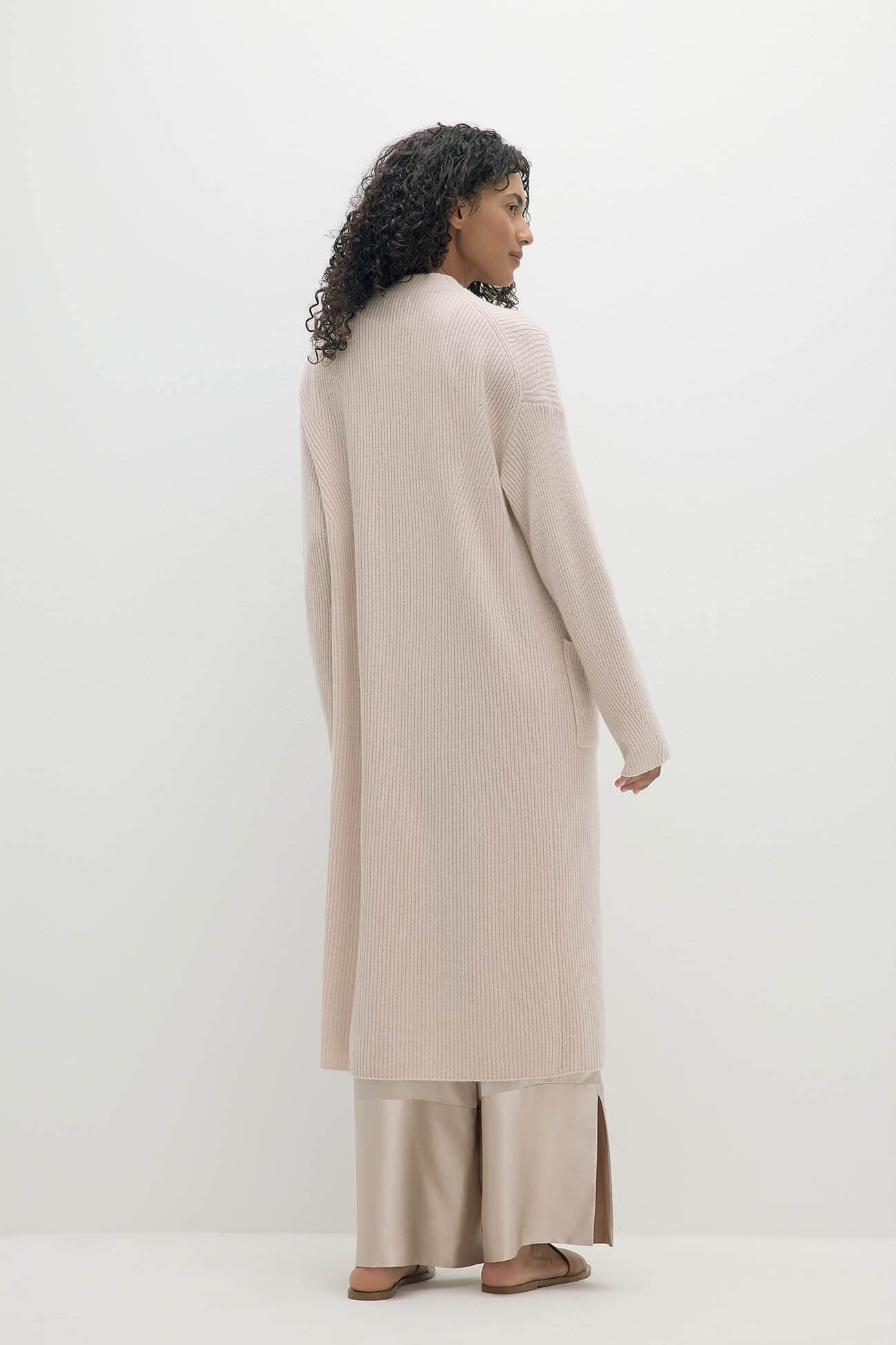 ALISE LONGLINE CASHMERE CARDIGAN - Image 3