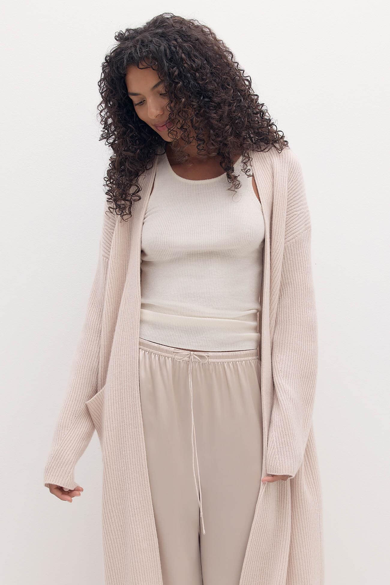 ALISE LONGLINE CASHMERE CARDIGAN - Image 4