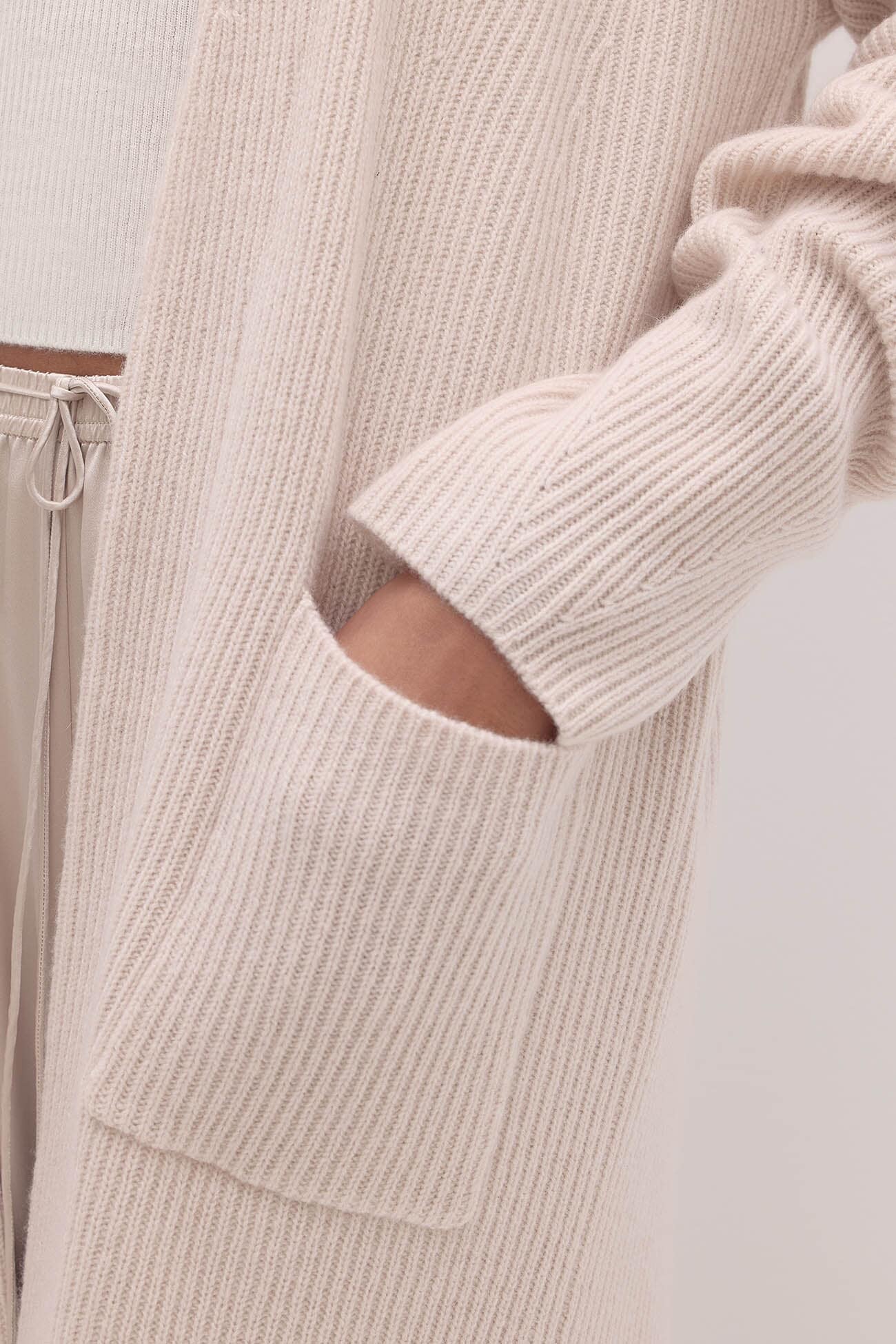 ALISE LONGLINE CASHMERE CARDIGAN - Image 6