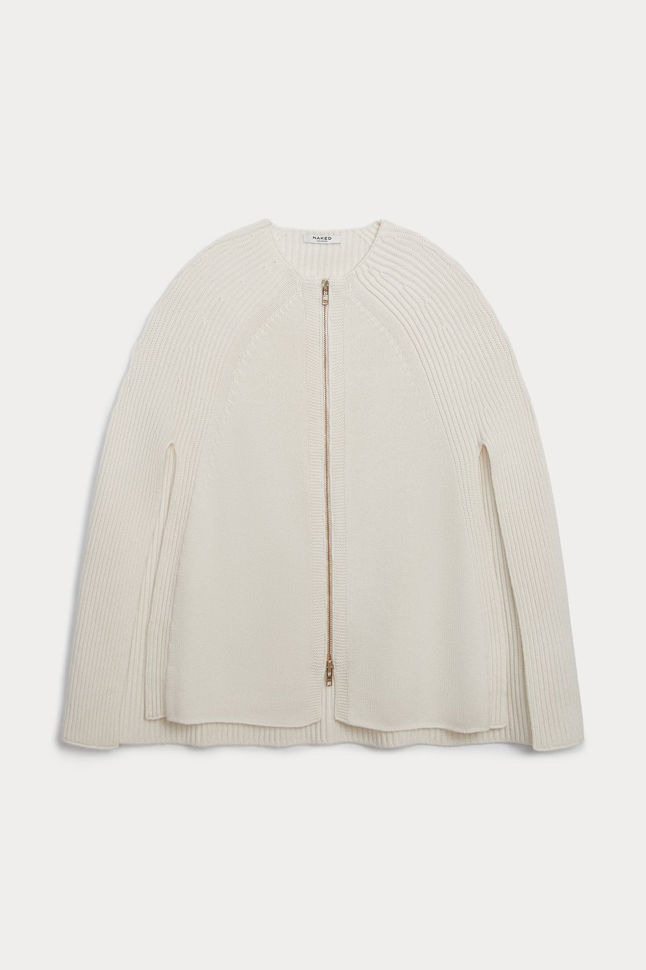 ALLEGRA ZIP-UP CASHMERE CAPE - Image 9