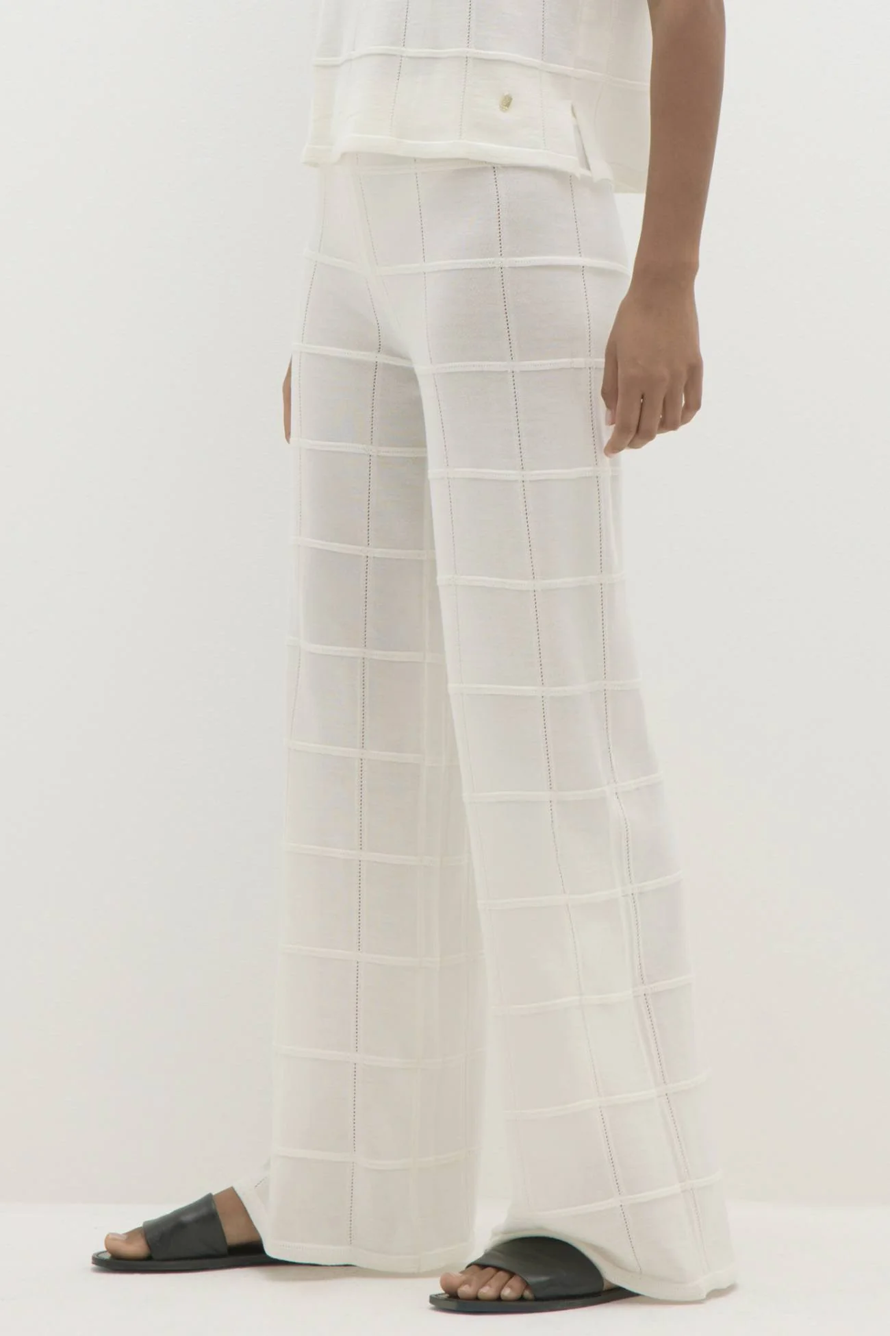 AMALFI MERINO BLEND WIDE-LEG PANT - Image 16
