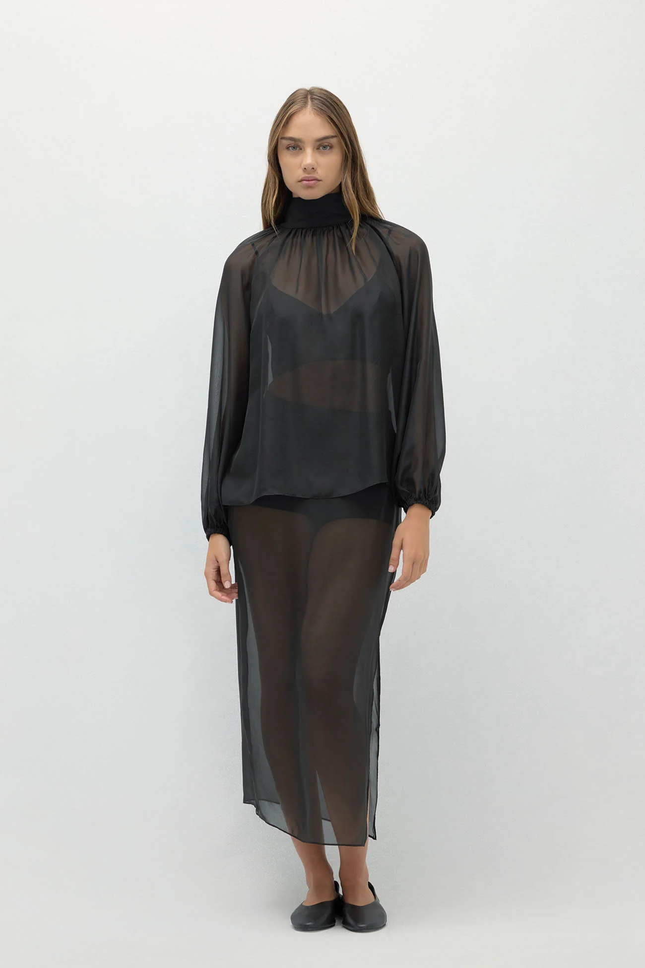 AMARA SILK ORGANZA BLOUSE