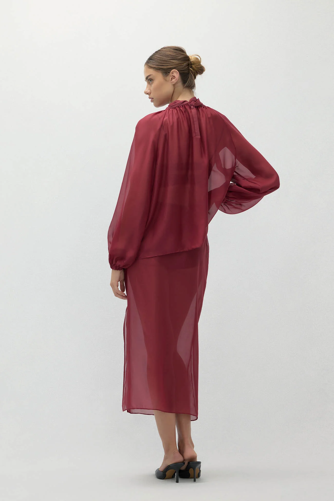 AMARA SILK ORGANZA BLOUSE - Image 11