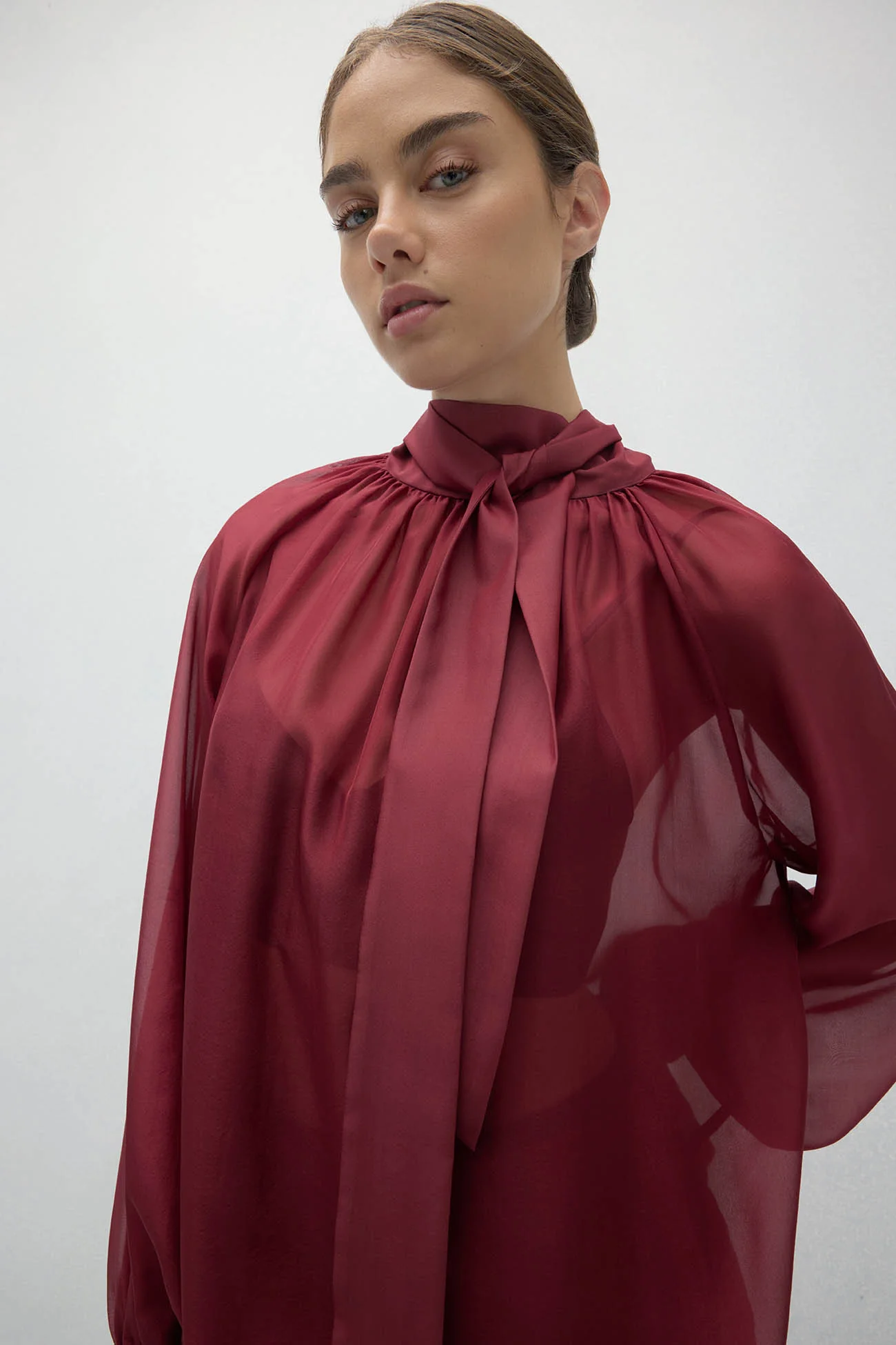 AMARA SILK ORGANZA BLOUSE - Image 12