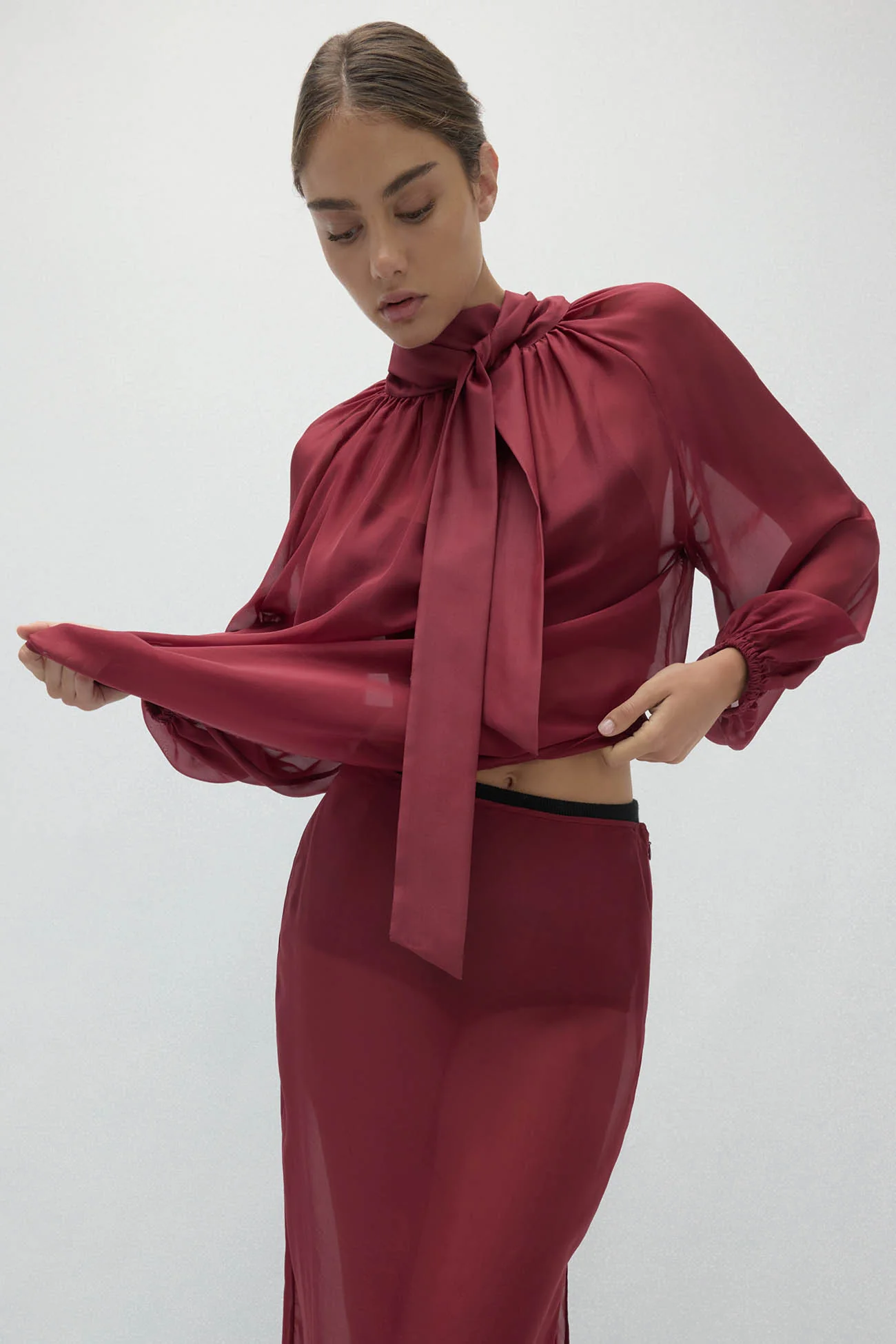 AMARA SILK ORGANZA BLOUSE - Image 14