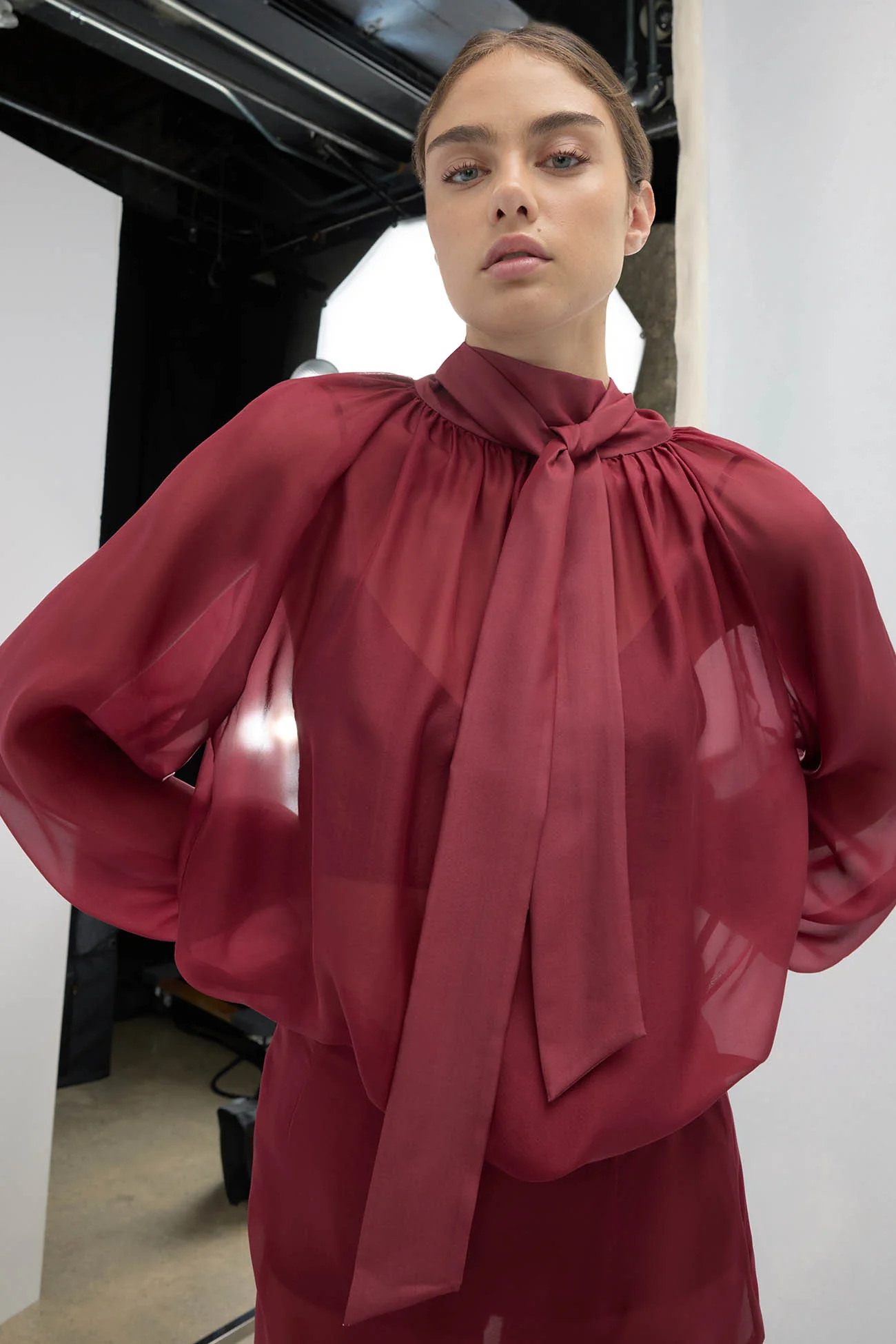 AMARA SILK ORGANZA BLOUSE - Image 16