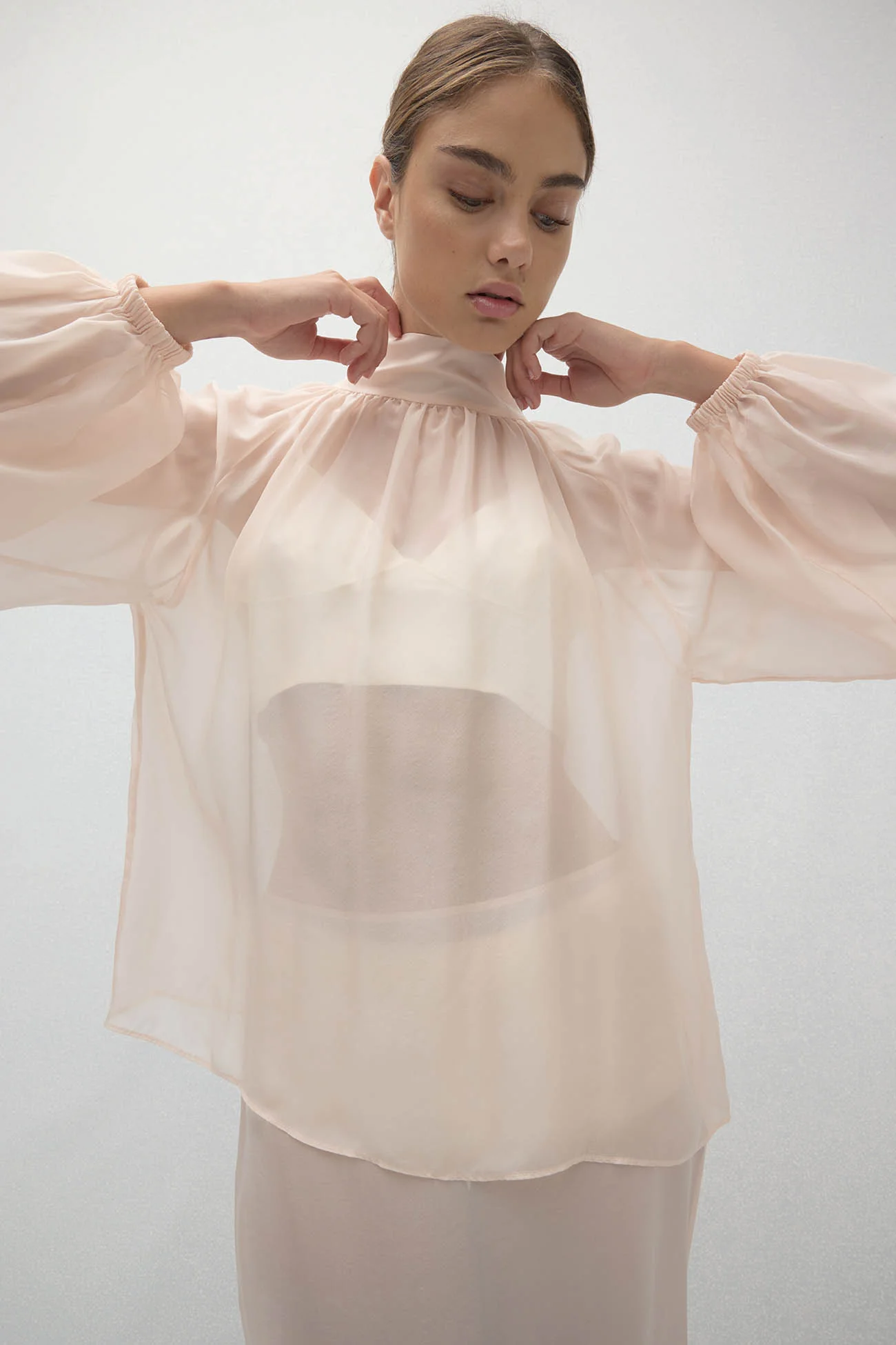 AMARA SILK ORGANZA BLOUSE - Image 25