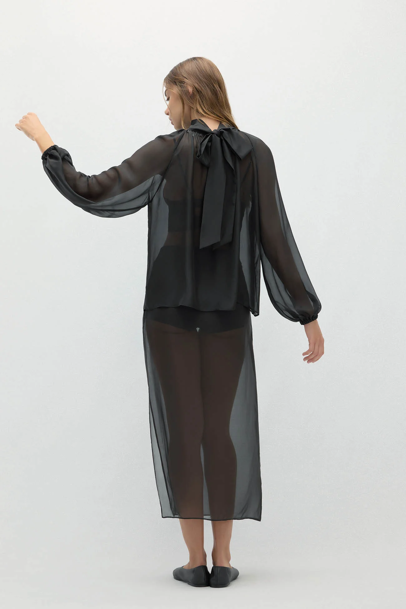 AMARA SILK ORGANZA BLOUSE - Image 4