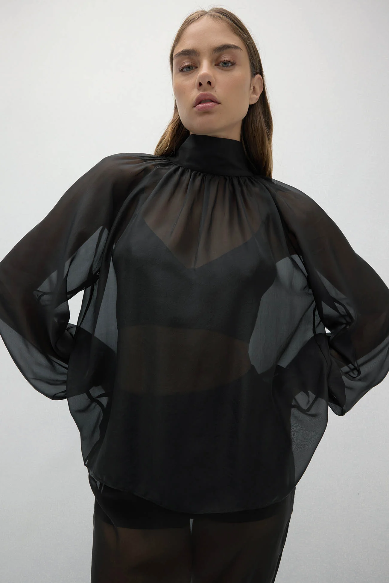 AMARA SILK ORGANZA BLOUSE - Image 5