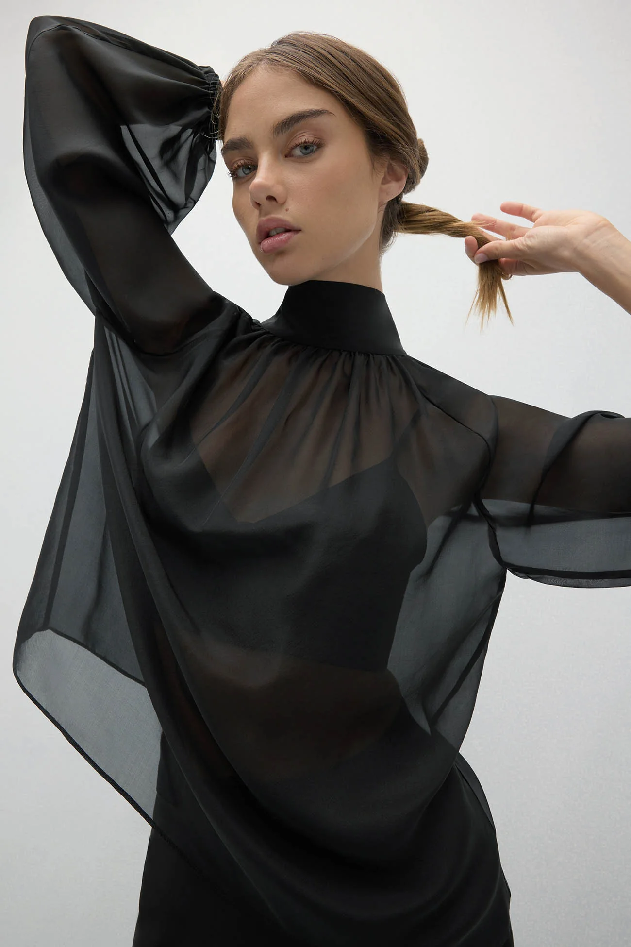 AMARA SILK ORGANZA BLOUSE - Image 6
