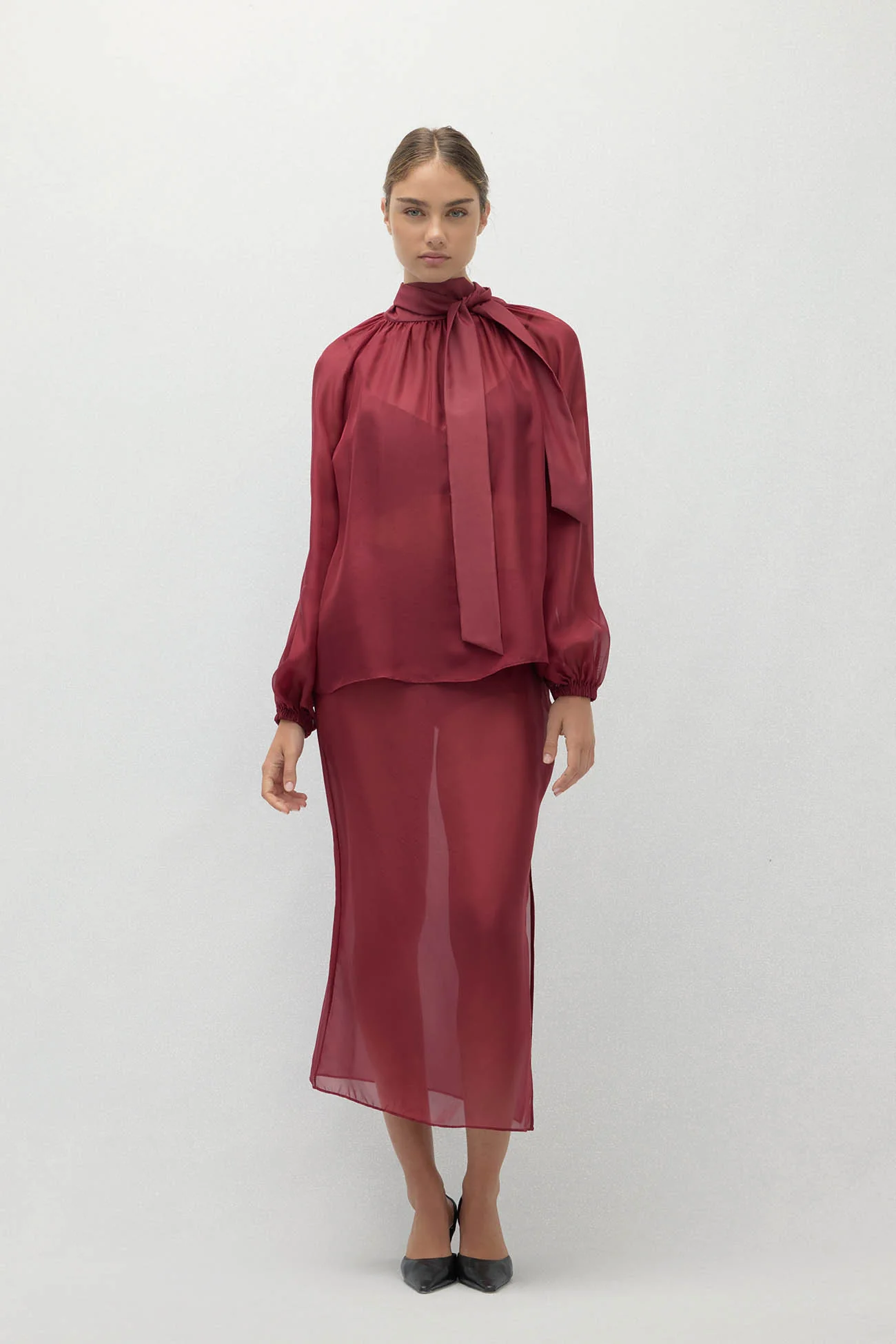 AMARA SILK ORGANZA BLOUSE - Image 9