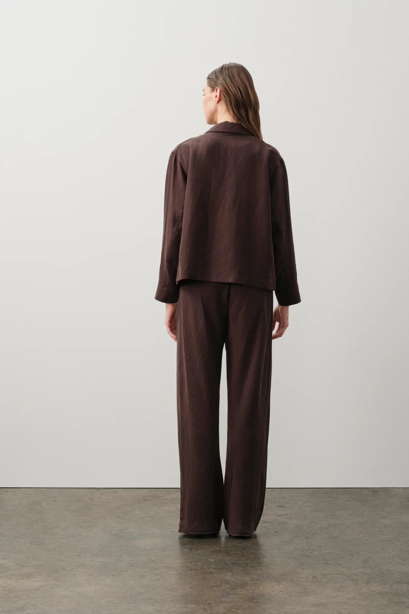 ANTONIA SILK LINEN CHORE COAT - Image 3