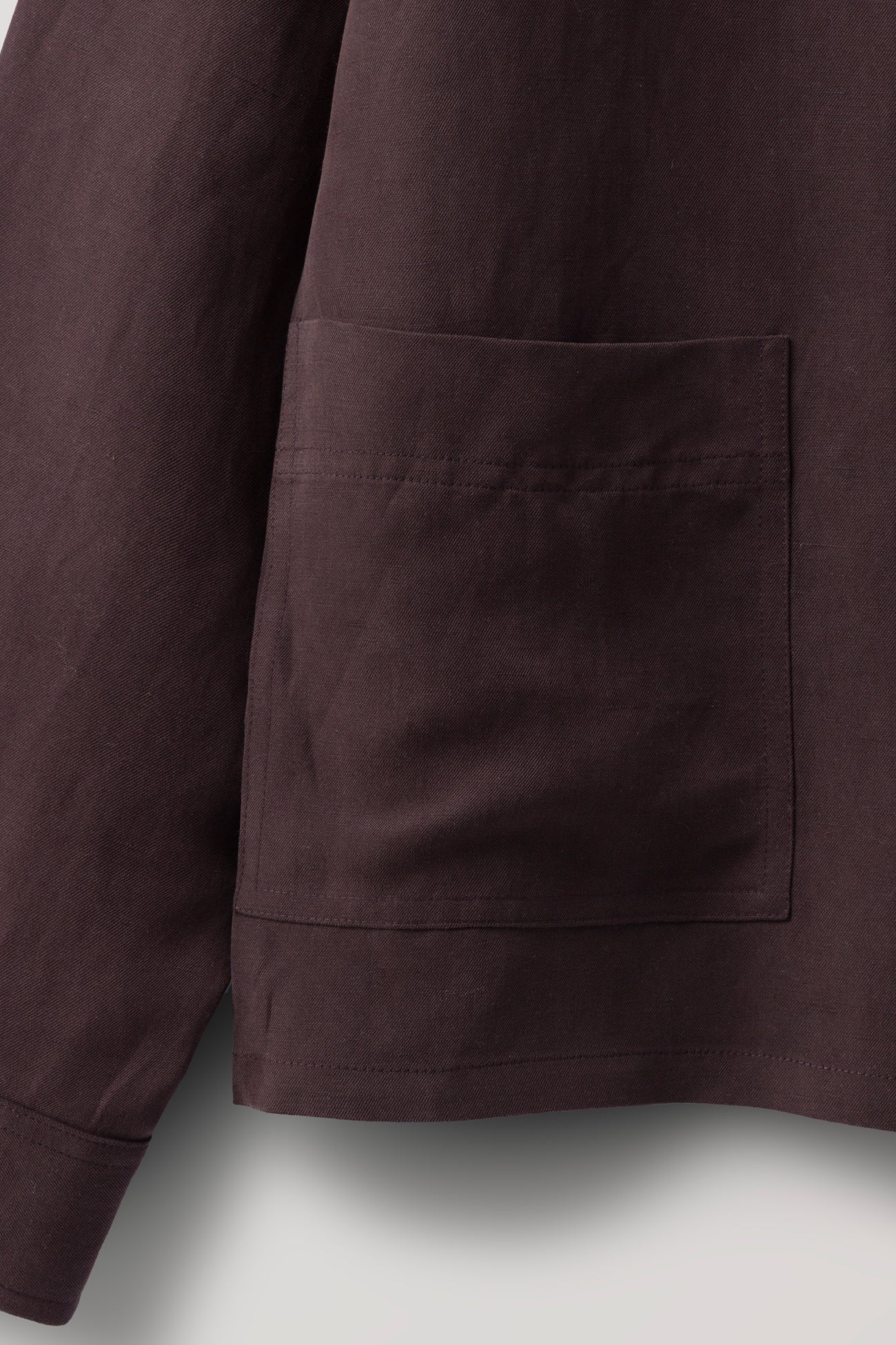ANTONIA SILK LINEN CHORE COAT - Image 6