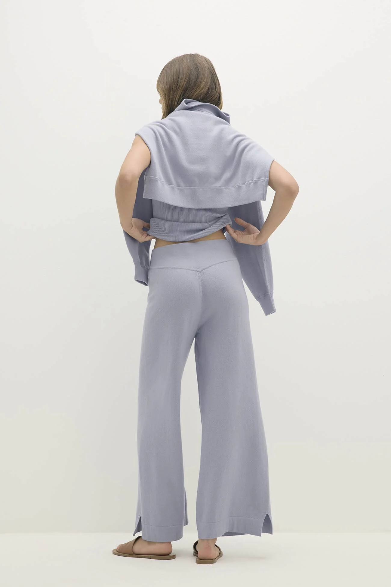 ARIAH COTTON CASHMERE PANT - Image 2