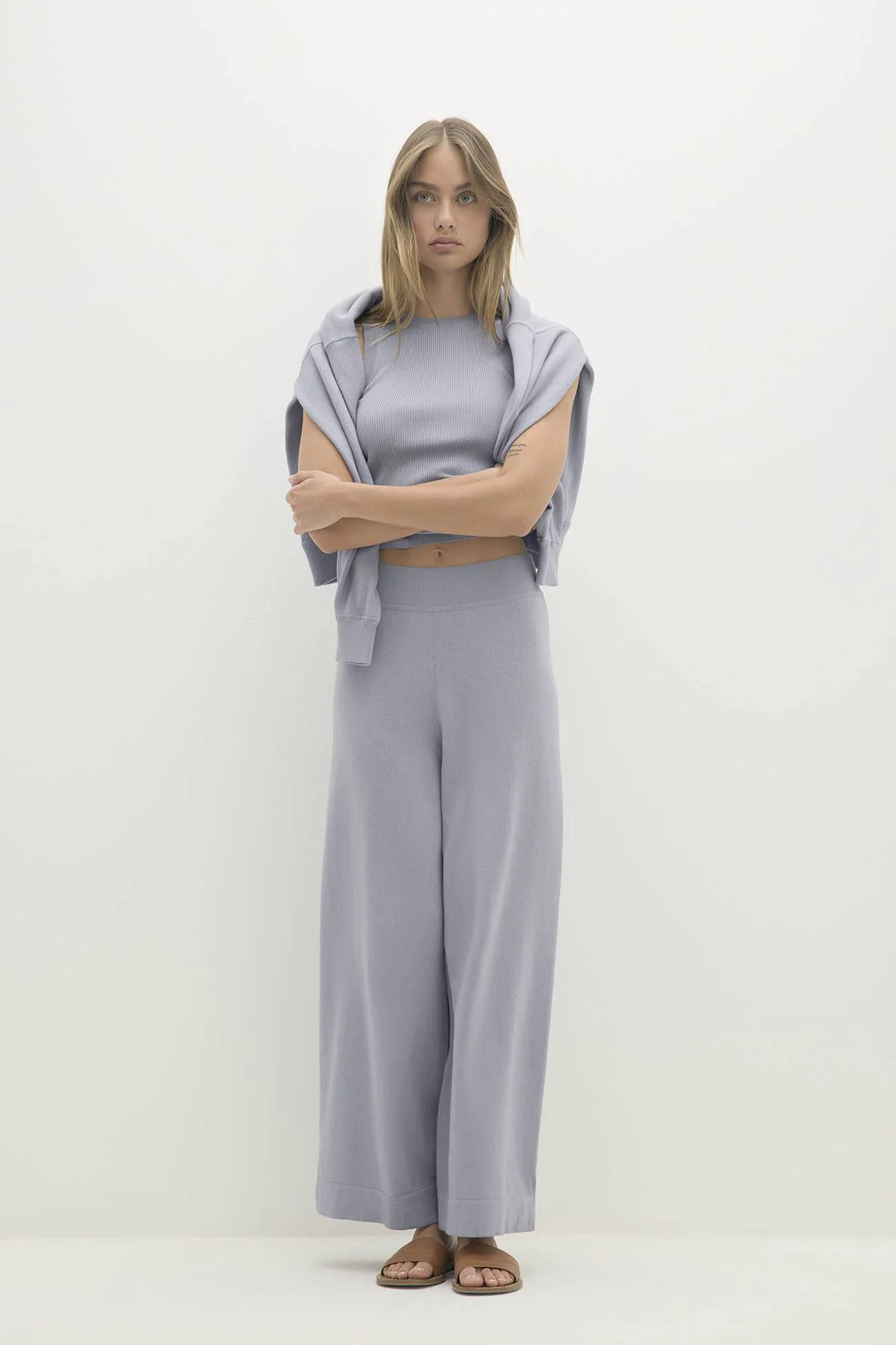 ARIAH COTTON CASHMERE PANT - Image 4