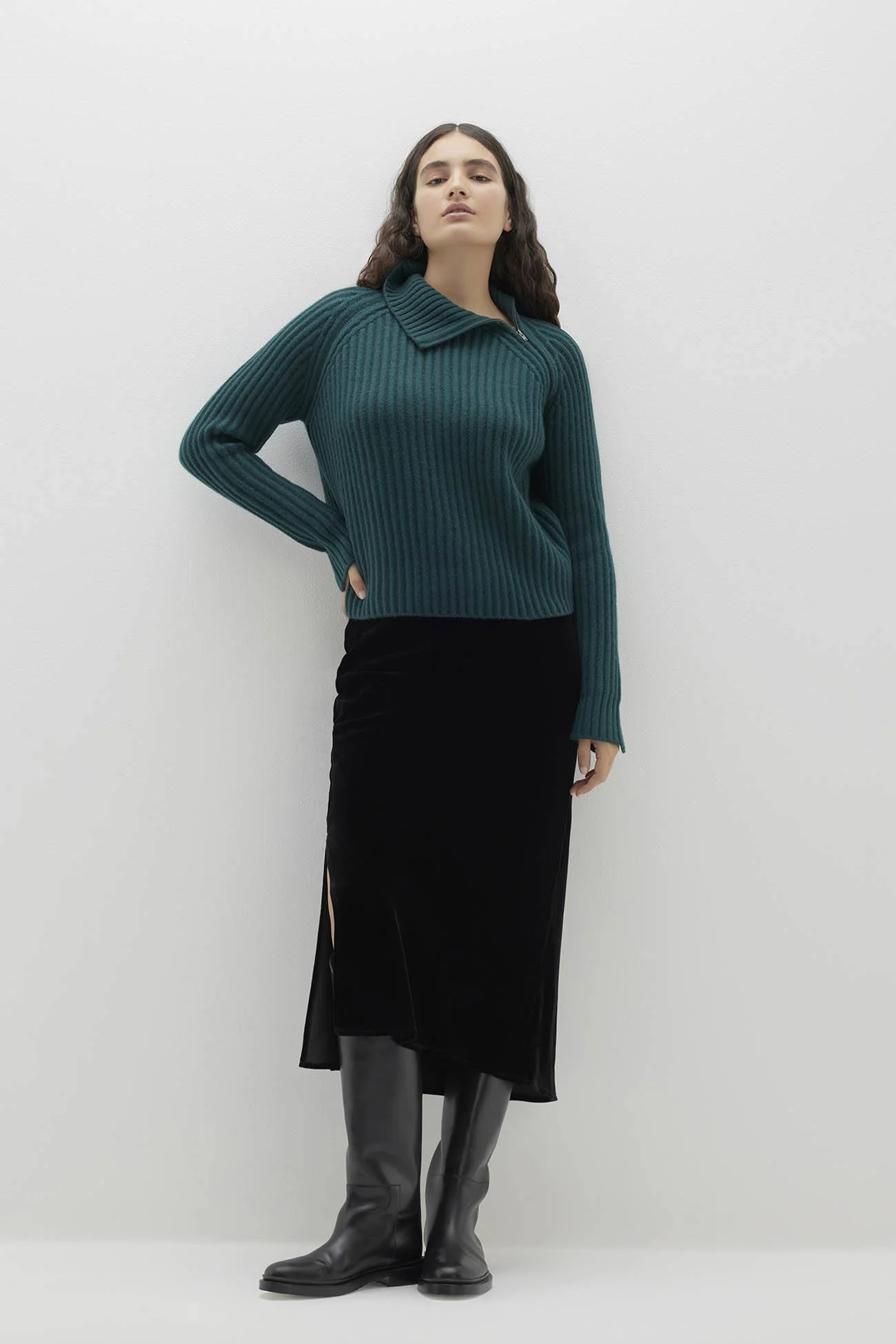ARYANA CASHMERE TURTLENECK SWEATER - Image 3