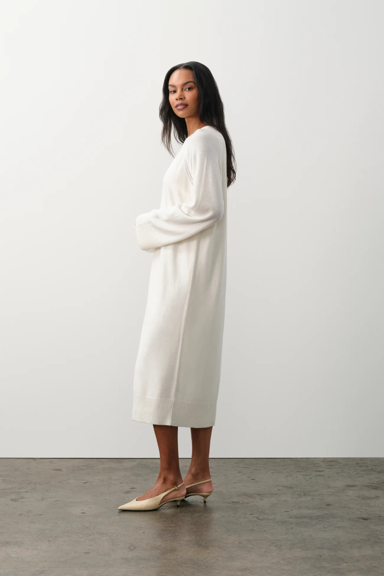 ASTER FEATHERWEIGHT CASHMERE LONGLINE CARDIGAN - Image 3