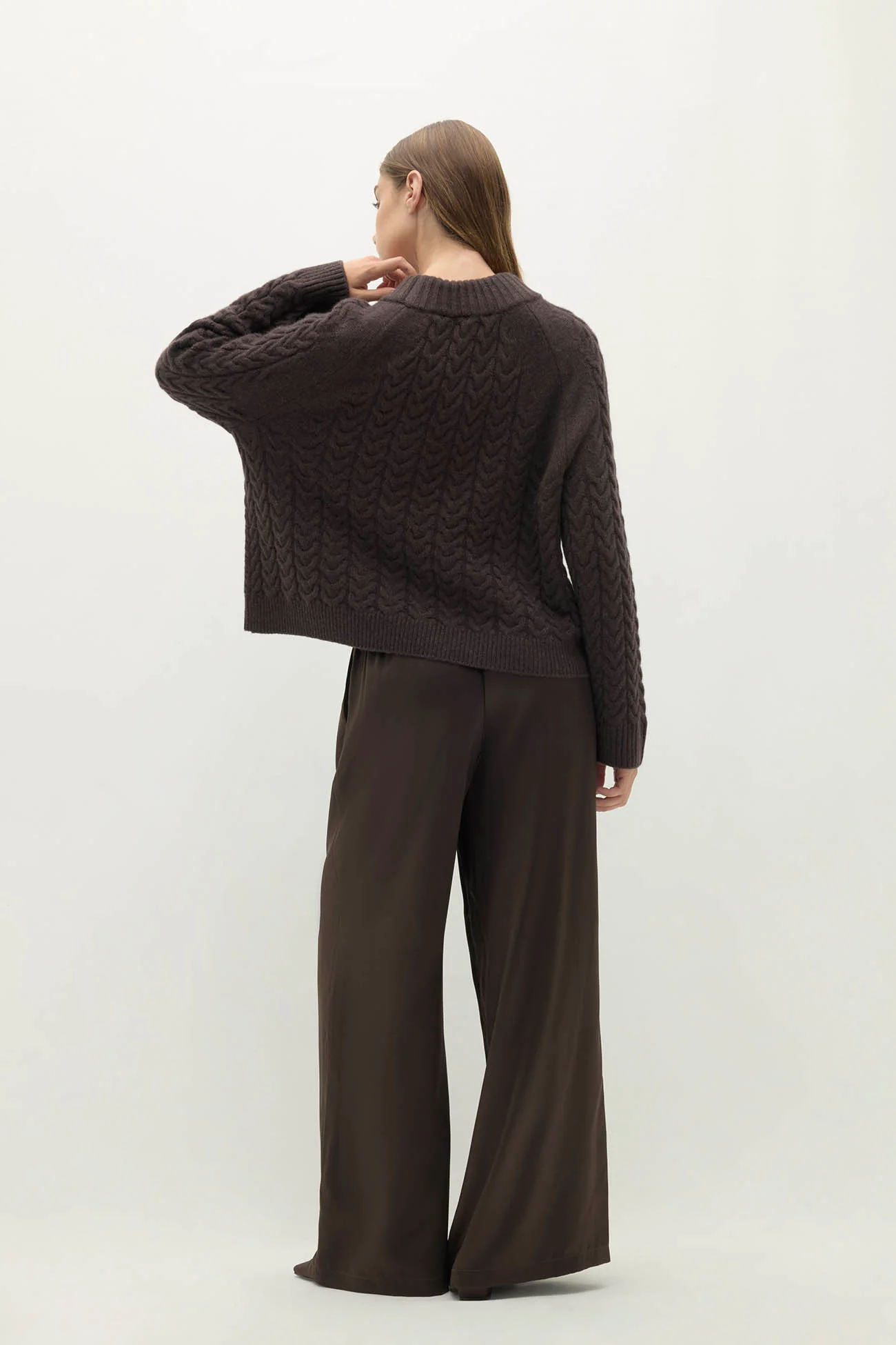 BAILEY CABLEKNIT MOCK NECK - Image 10