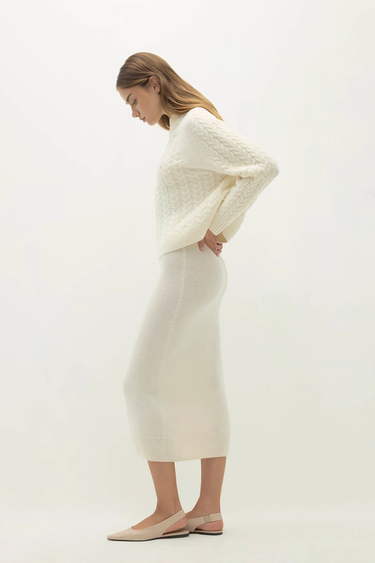BAILEY CABLEKNIT MOCK NECK - Image 14