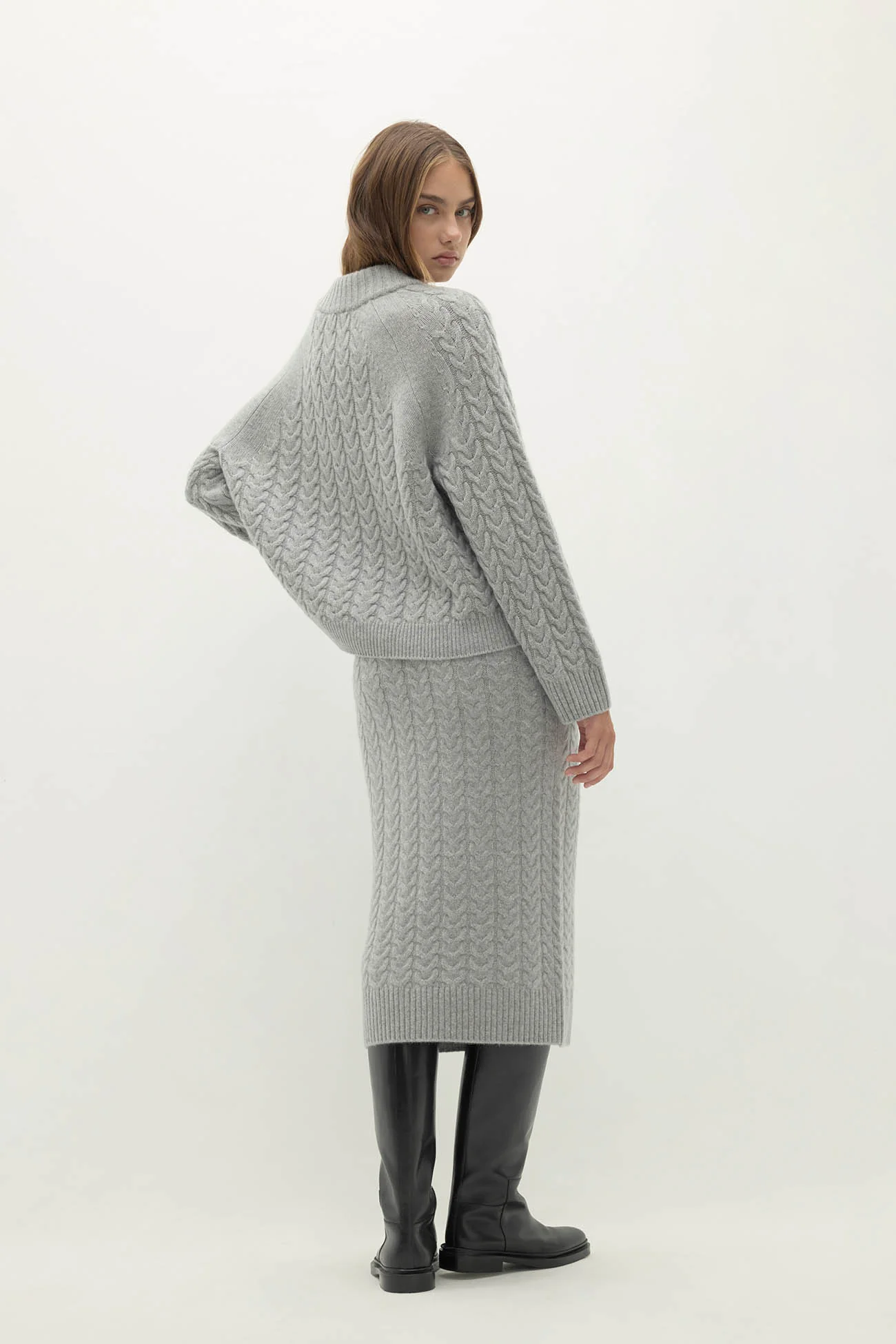 BAILEY CABLEKNIT MOCK NECK - Image 20