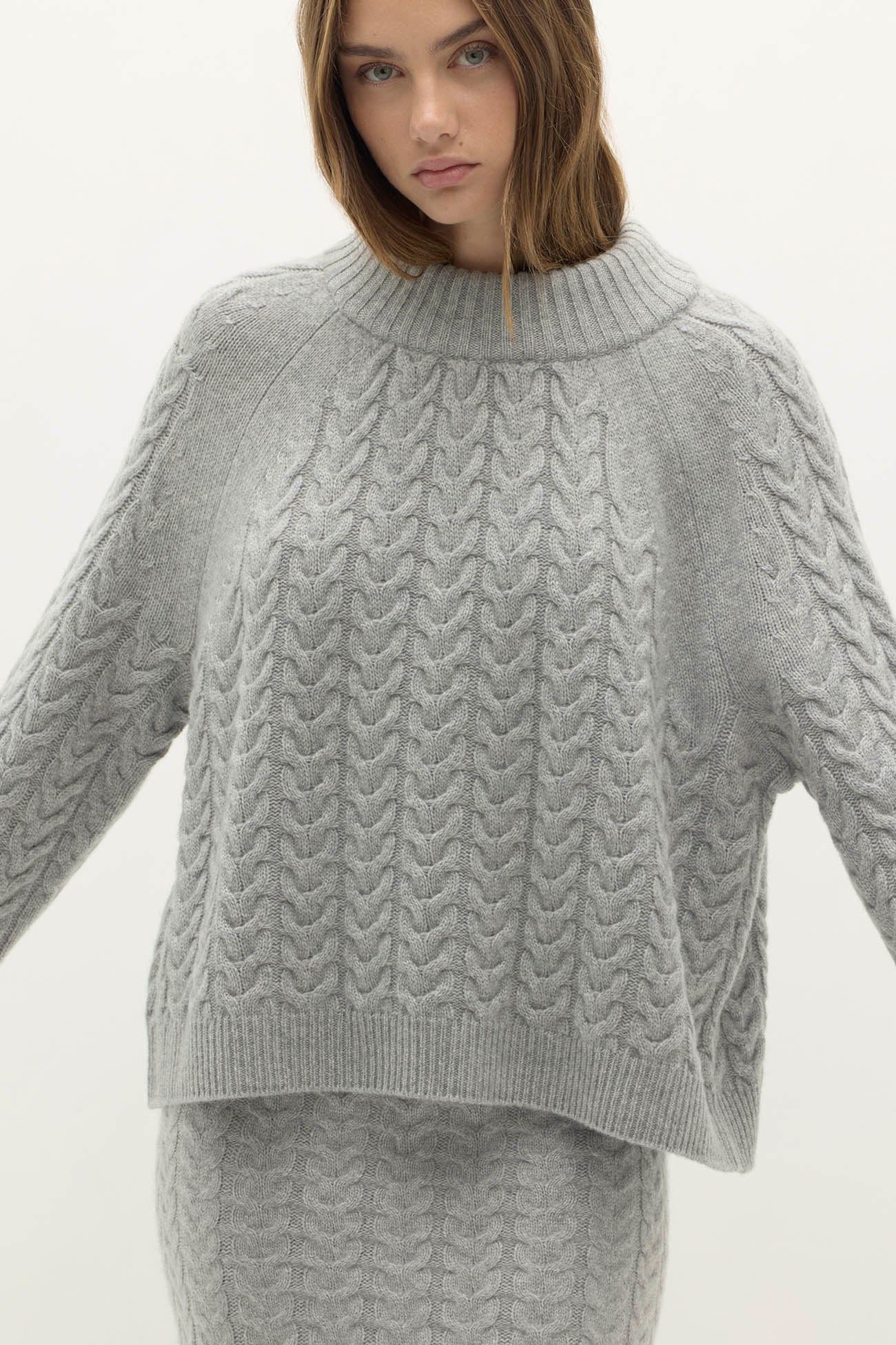 BAILEY CABLEKNIT MOCK NECK - Image 22