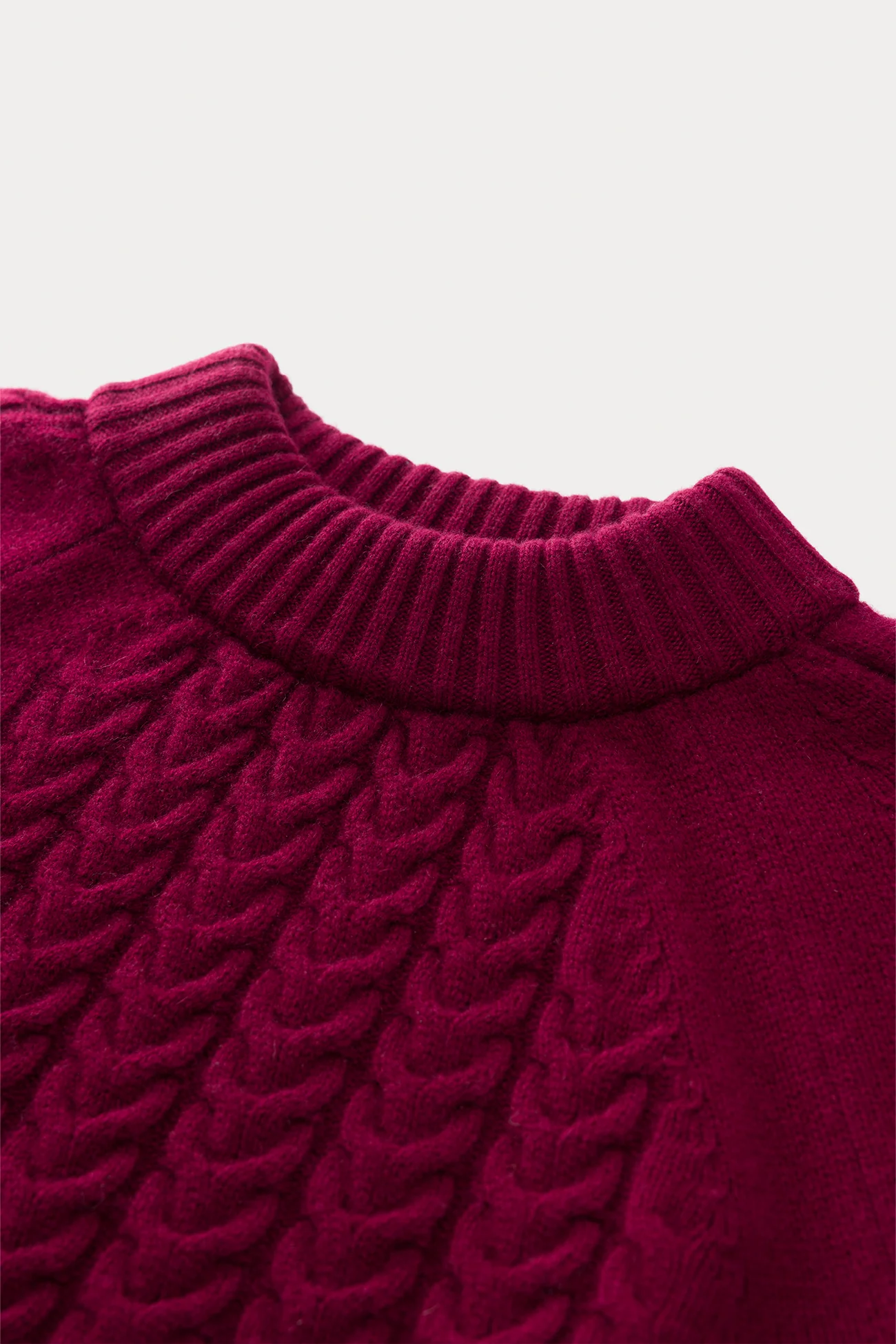 BAILEY CABLEKNIT MOCK NECK - Image 6