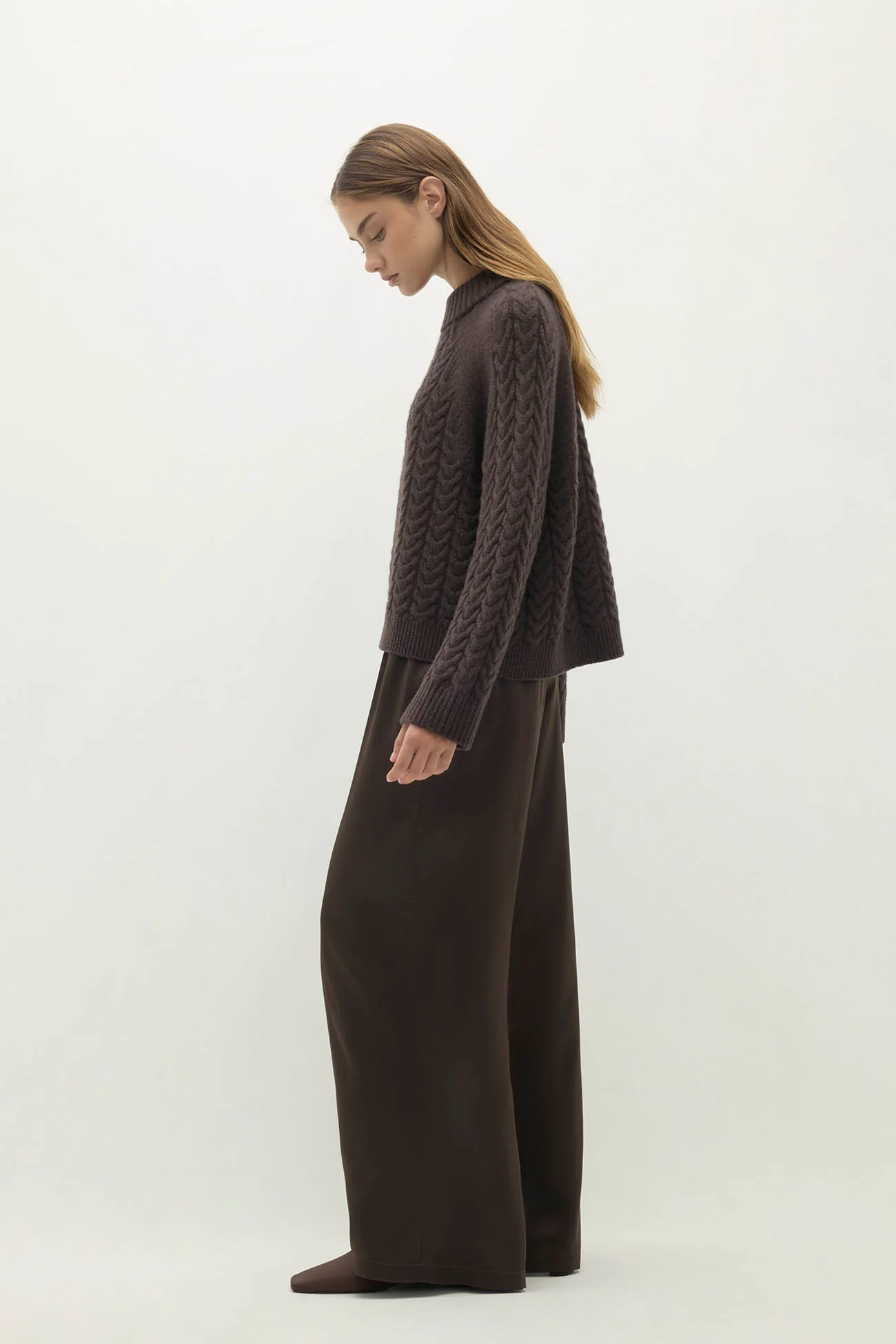 BAILEY CABLEKNIT MOCK NECK - Image 9