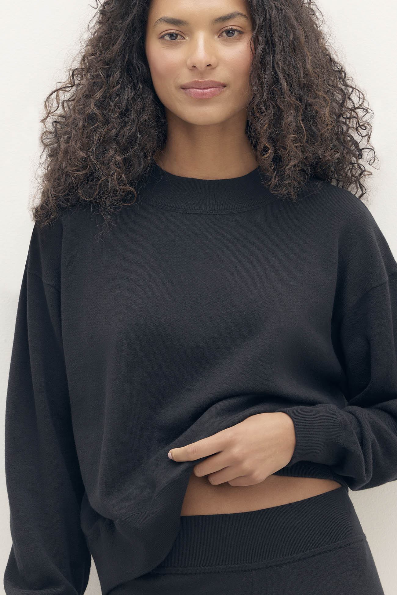 BIANKA COTTON CASHMERE CREWNECK PULLOVER - Image 11