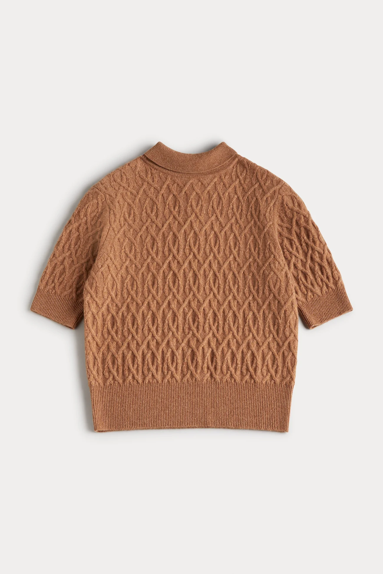 CABLE KNIT MOCK NECK - Image 6
