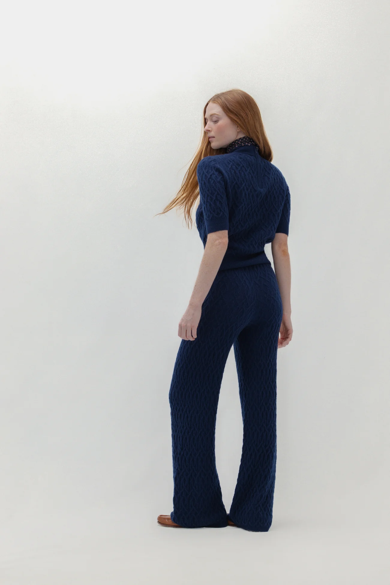 CABLE KNIT MOCK NECK - Image 9