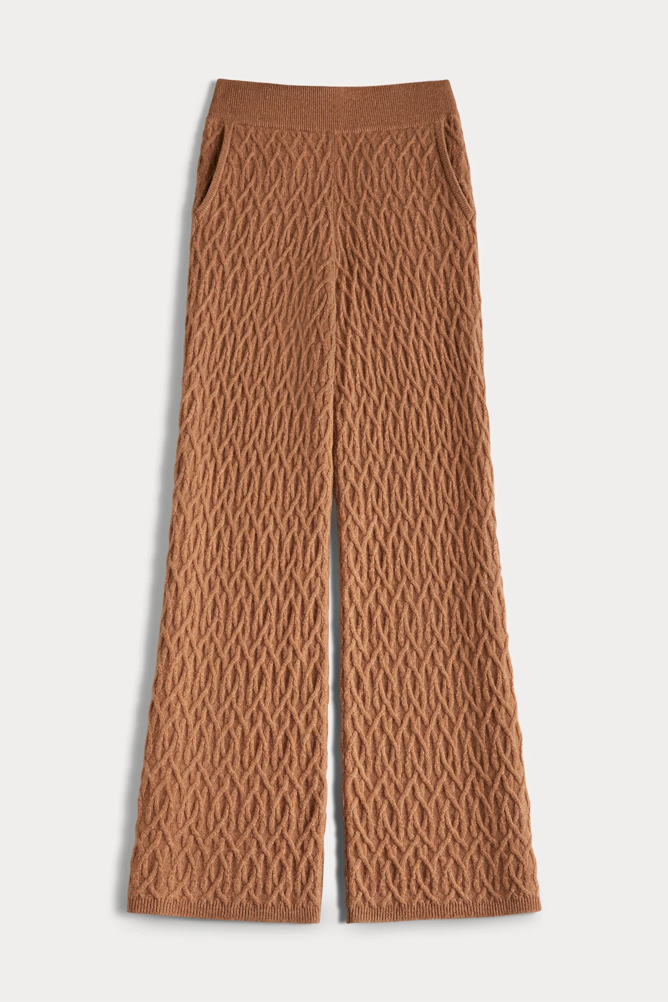 CABLE KNIT WIDE-LEG PANT - Image 4