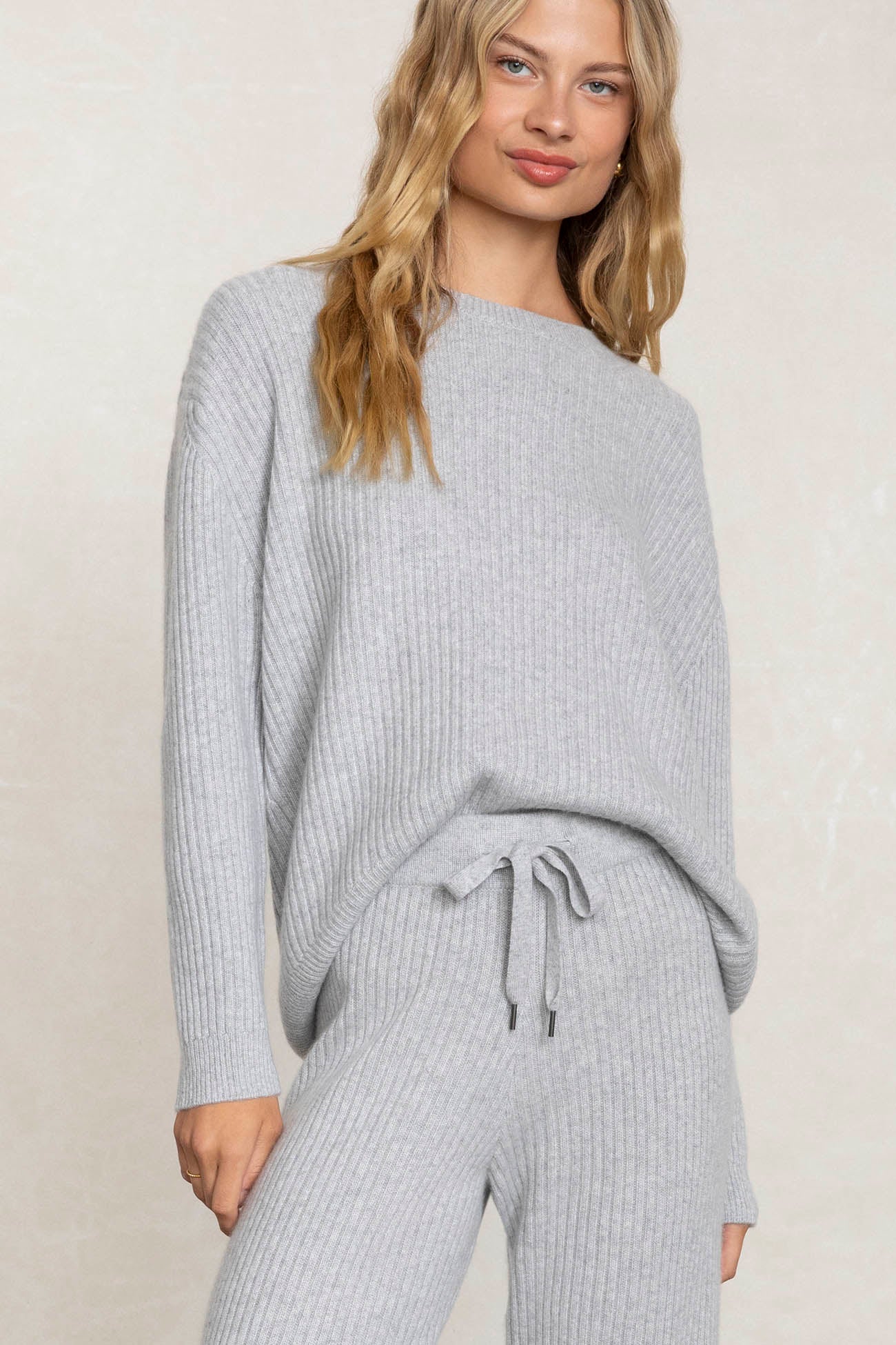 CAMPBELL RIBBED CREWNECK CASHMERE SWEATER - Image 8