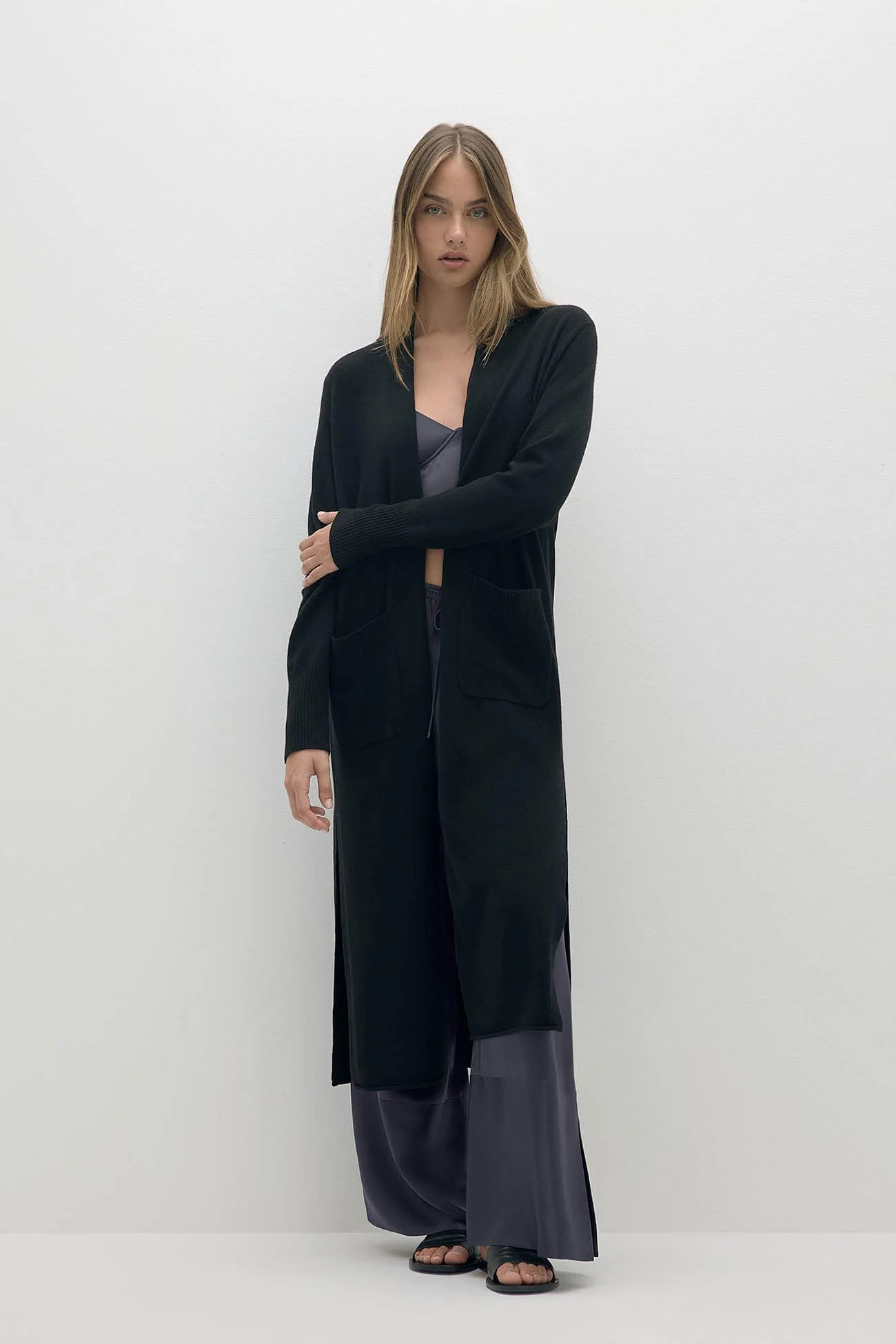CARMELA LONGLINE CASHMERE CARDIGAN - Image 13