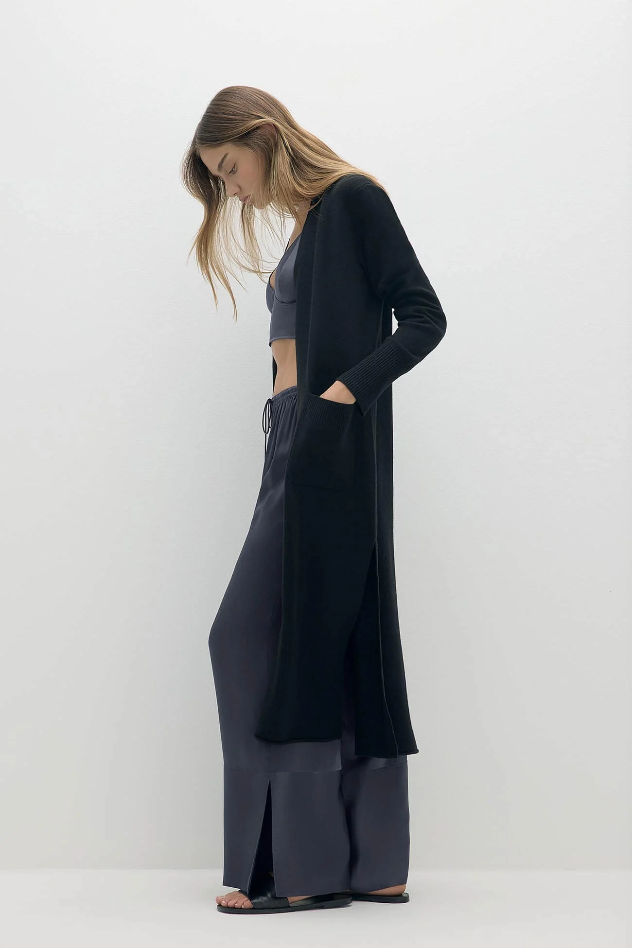 CARMELA LONGLINE CASHMERE CARDIGAN - Image 14