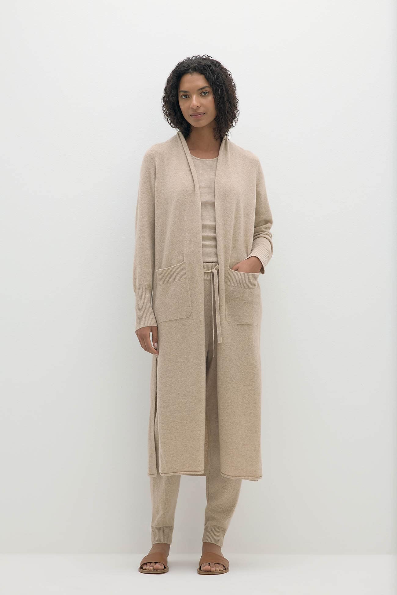 CARMELA LONGLINE CASHMERE CARDIGAN - Image 25