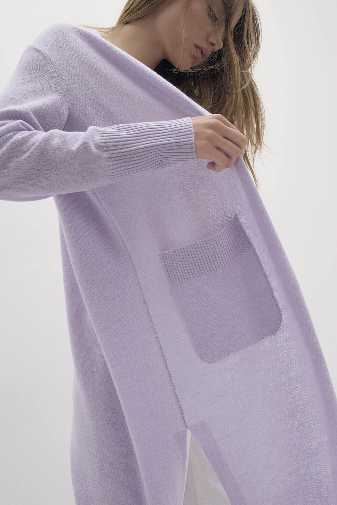CARMELA LONGLINE CASHMERE CARDIGAN - Image 5
