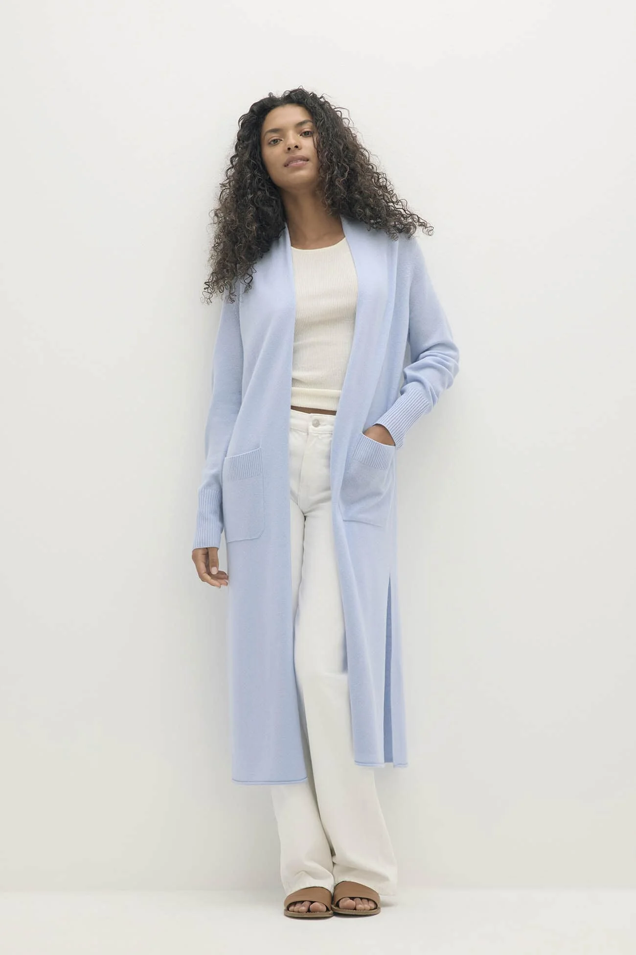 CARMELA LONGLINE CASHMERE CARDIGAN - Image 7