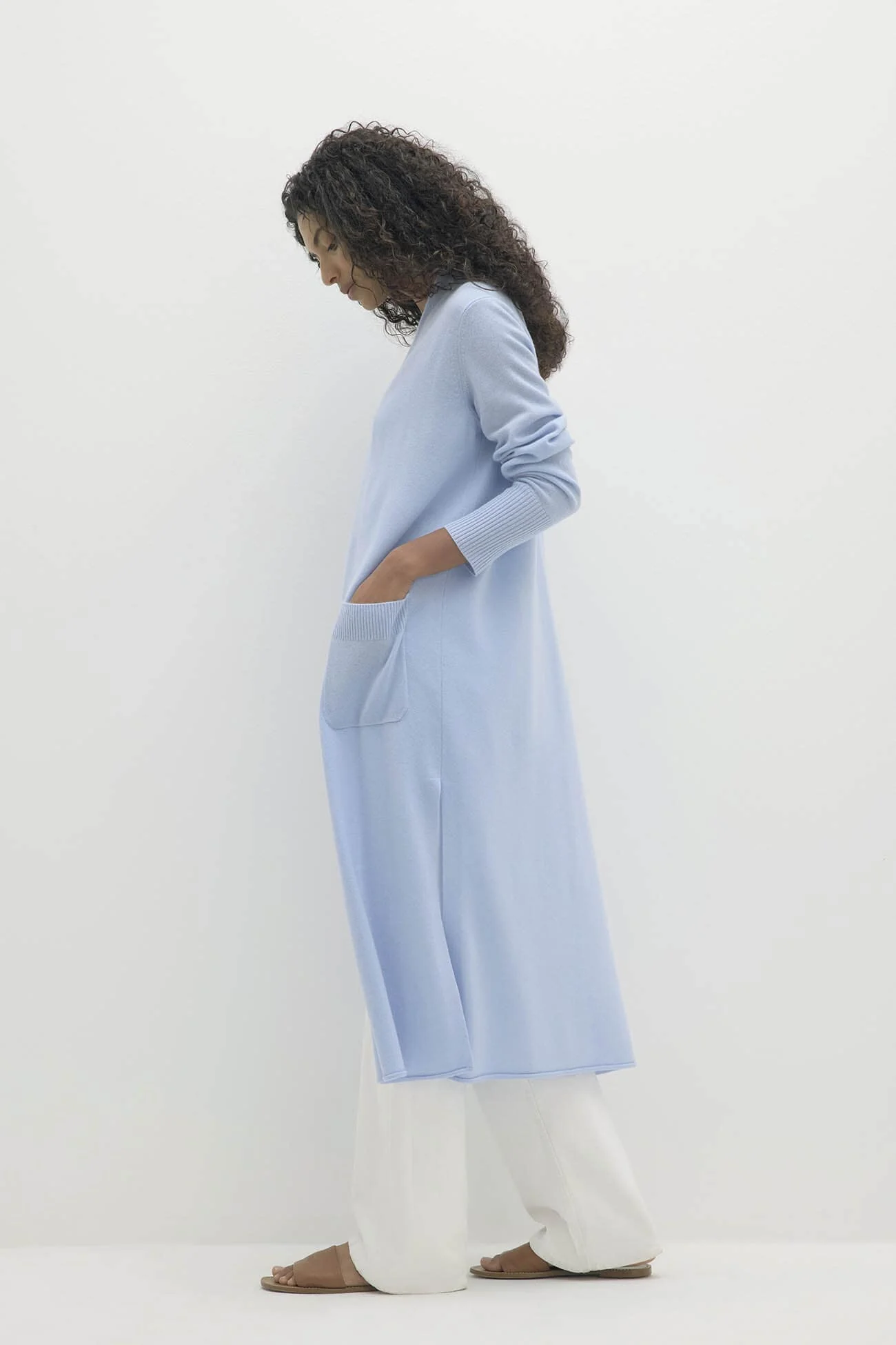 CARMELA LONGLINE CASHMERE CARDIGAN - Image 8