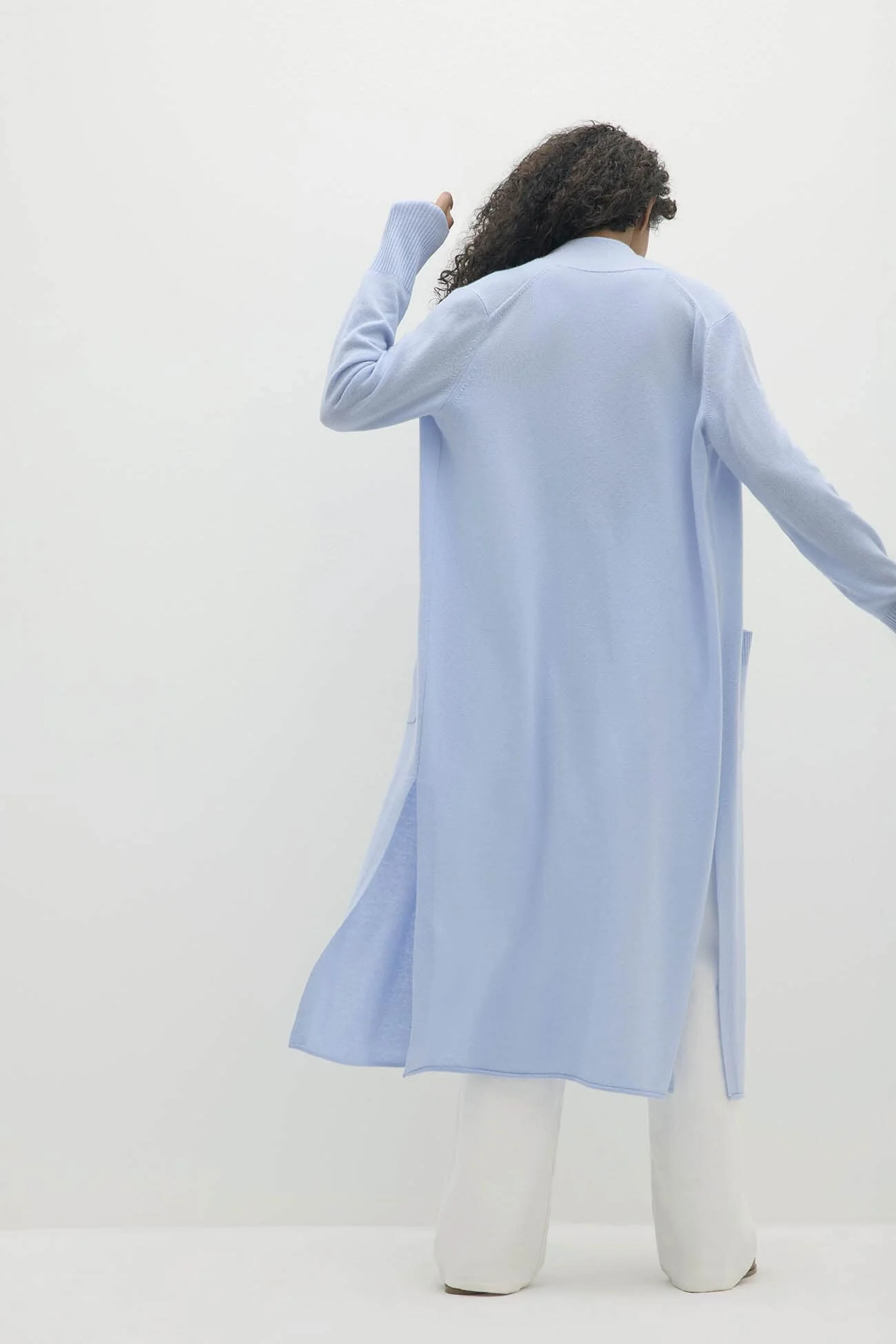 CARMELA LONGLINE CASHMERE CARDIGAN - Image 9