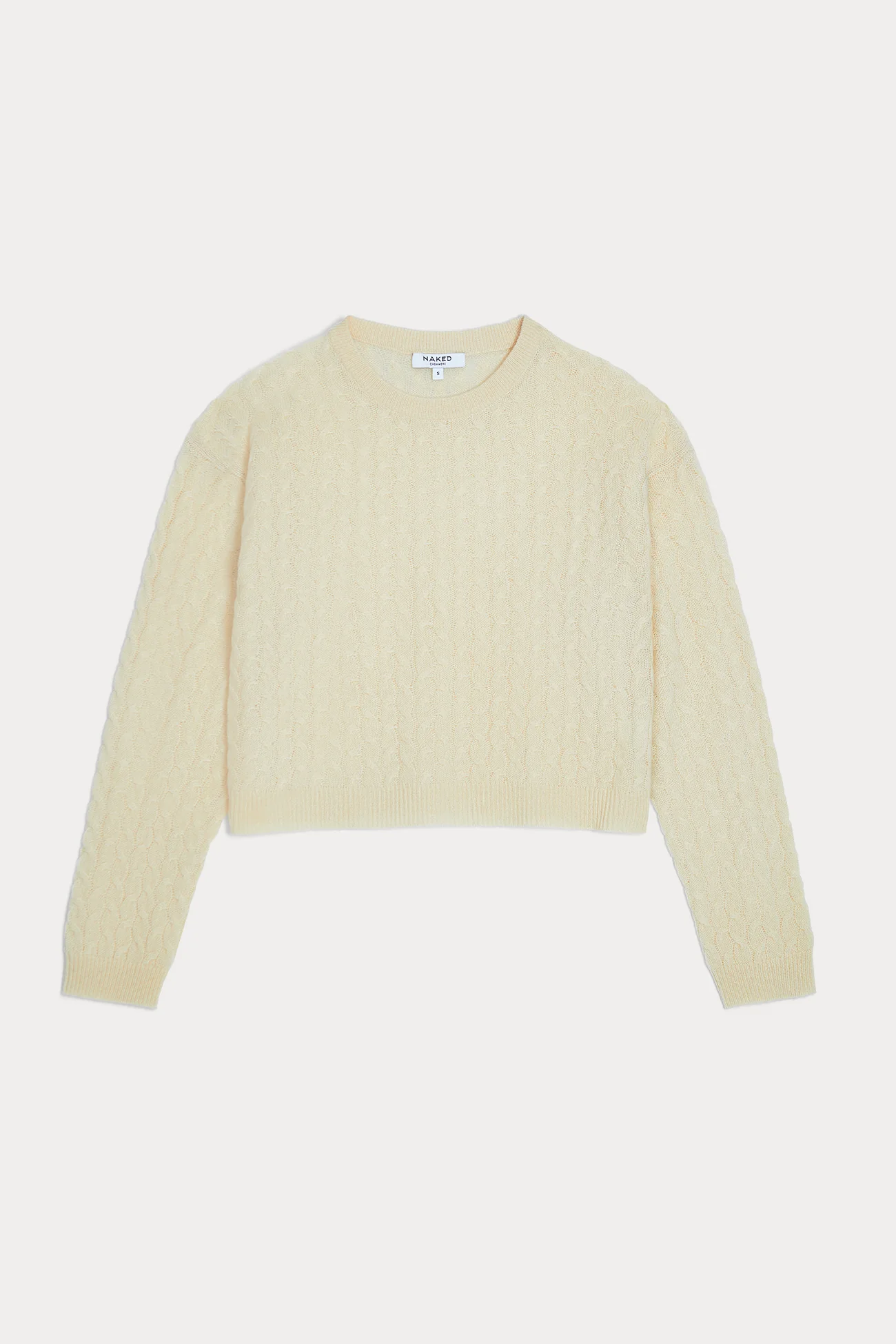 CHRISSY CROPPED CABLE KNIT SWEATER - Image 13