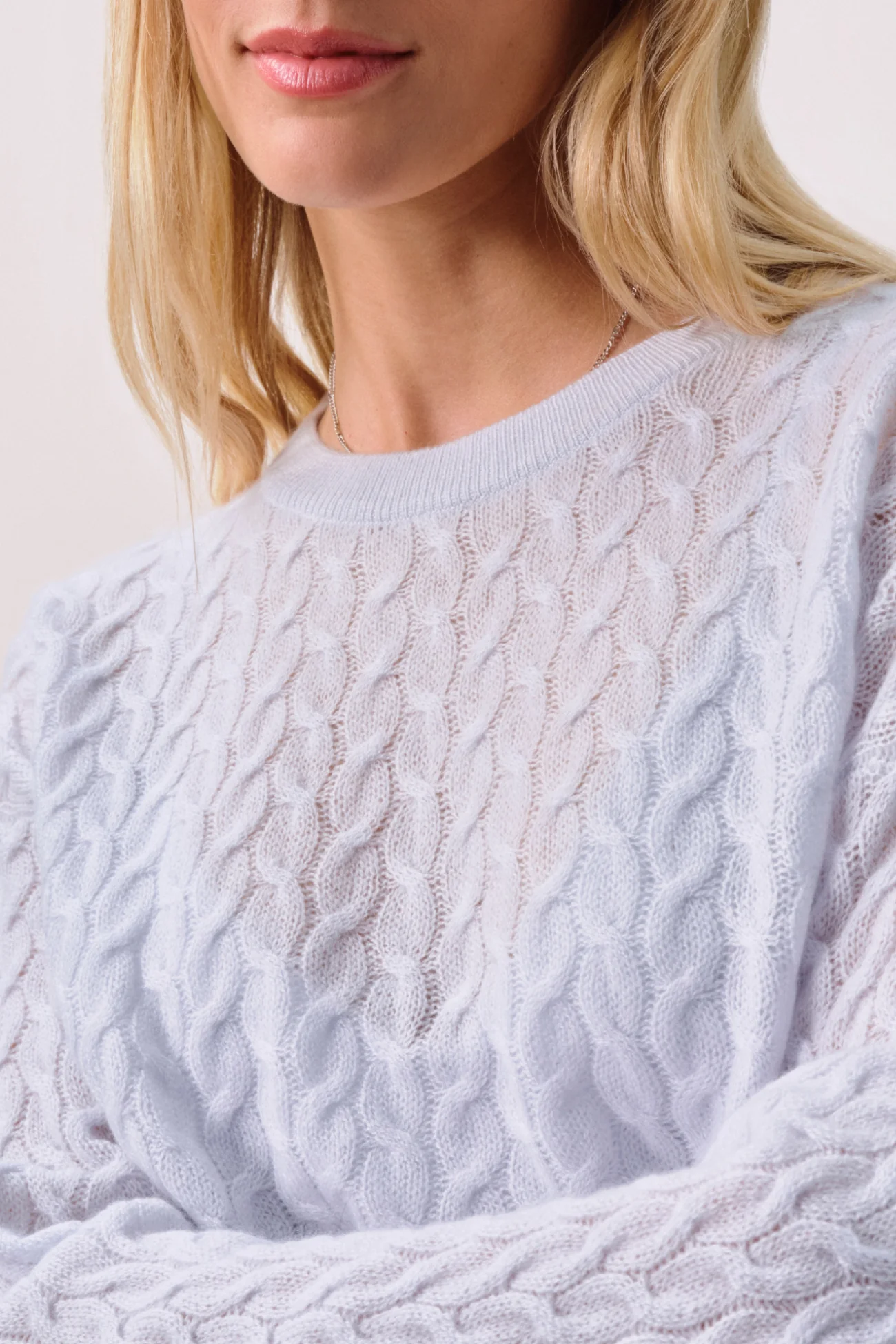 CHRISSY CROPPED CABLE KNIT SWEATER - Image 29