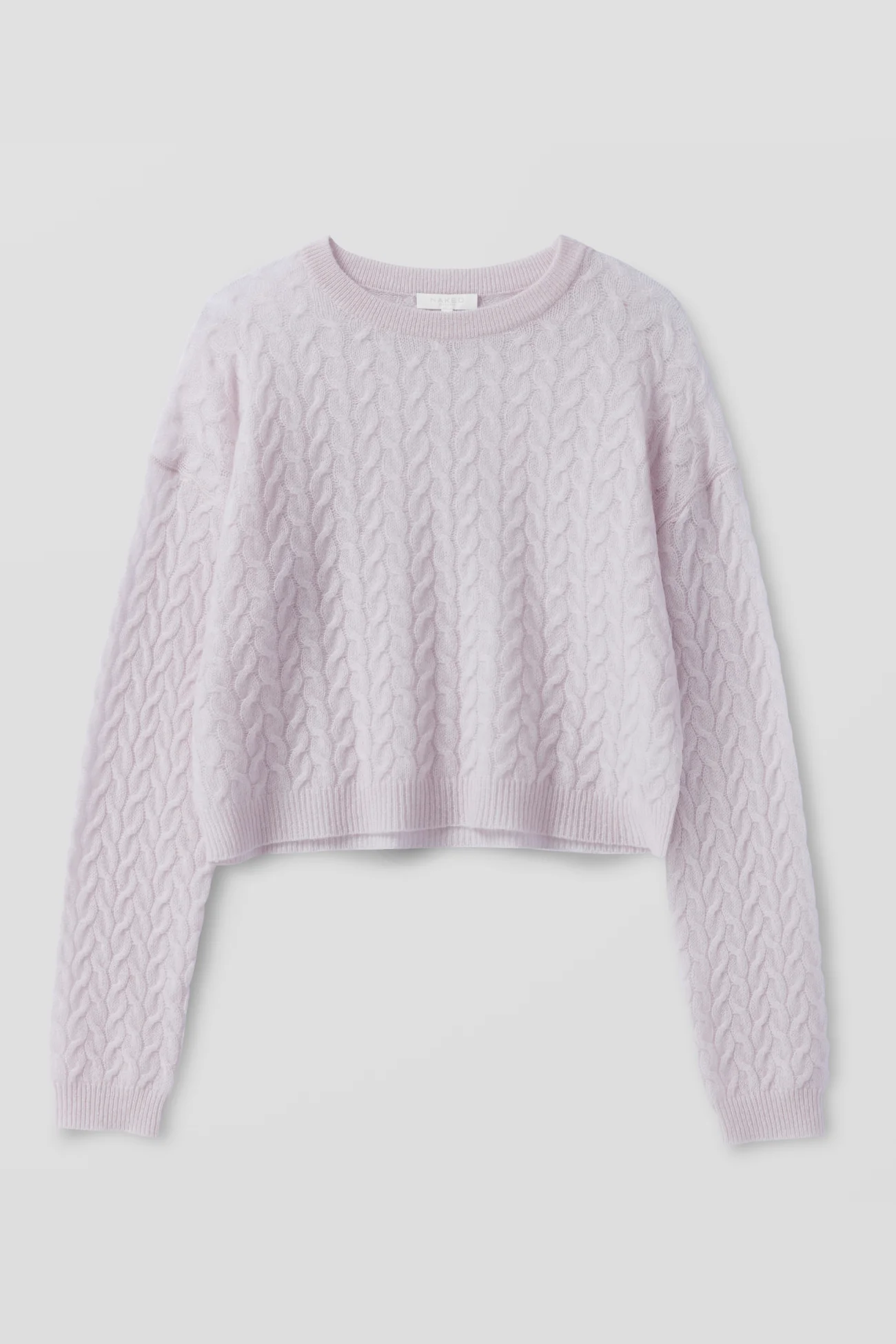 CHRISSY CROPPED CABLE KNIT SWEATER - Image 5