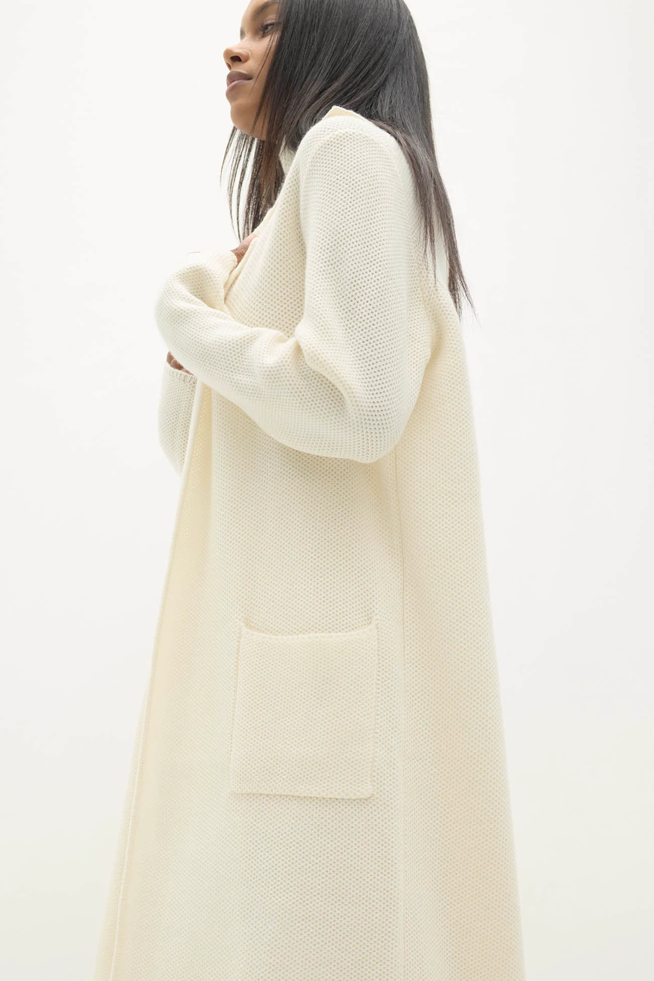 DARYA LONGLINE CASHMERE CARDIGAN - Image 11