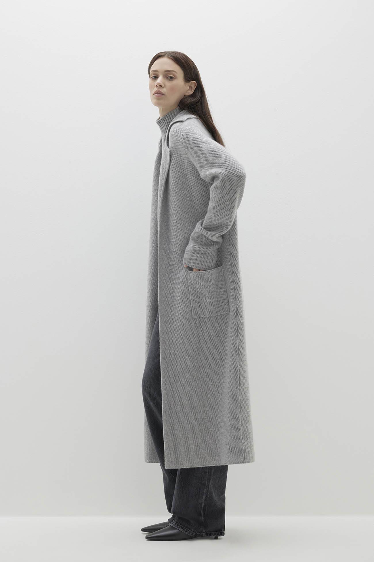 DARYA LONGLINE CASHMERE CARDIGAN - Image 2