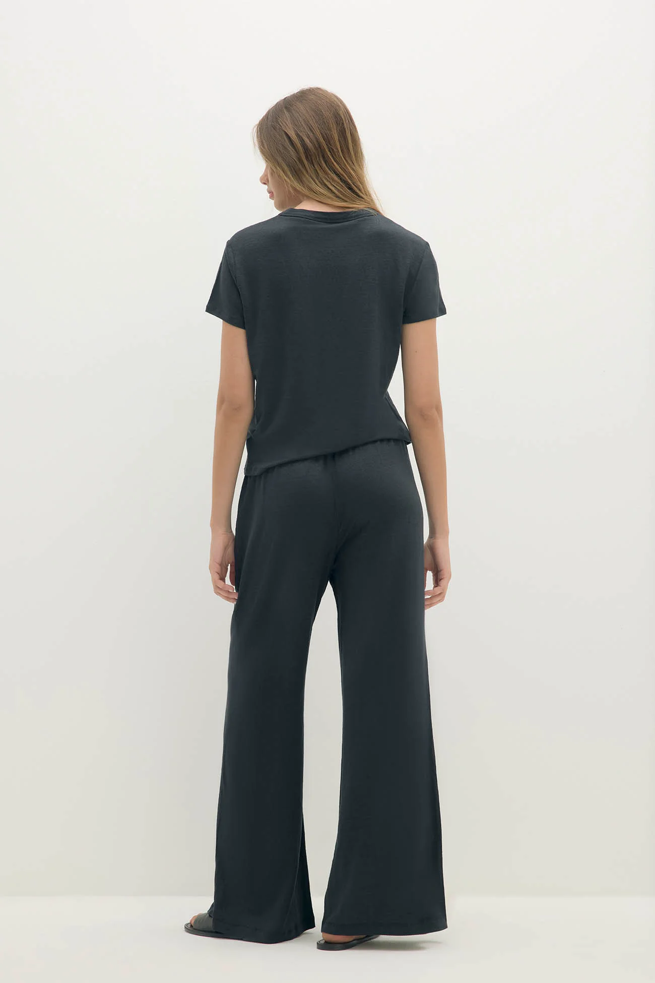 DEVIN LINEN WIDE LEG PANTS - Image 3