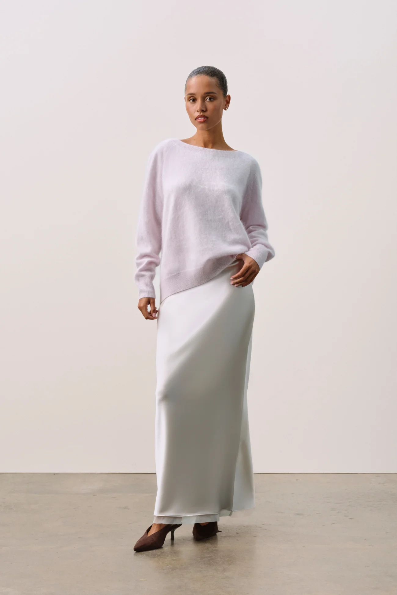 DOVE BRUSHED CASHMERE BOATNECK - Image 15
