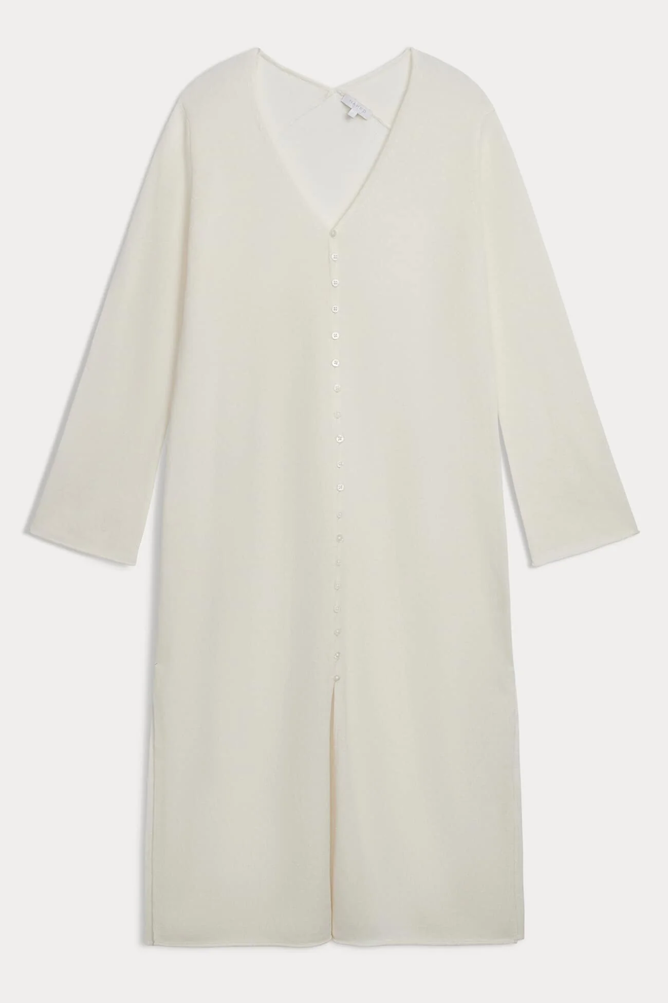 ELOISE BUTTON-FRONT CASHMERE KAFTAN - Image 6